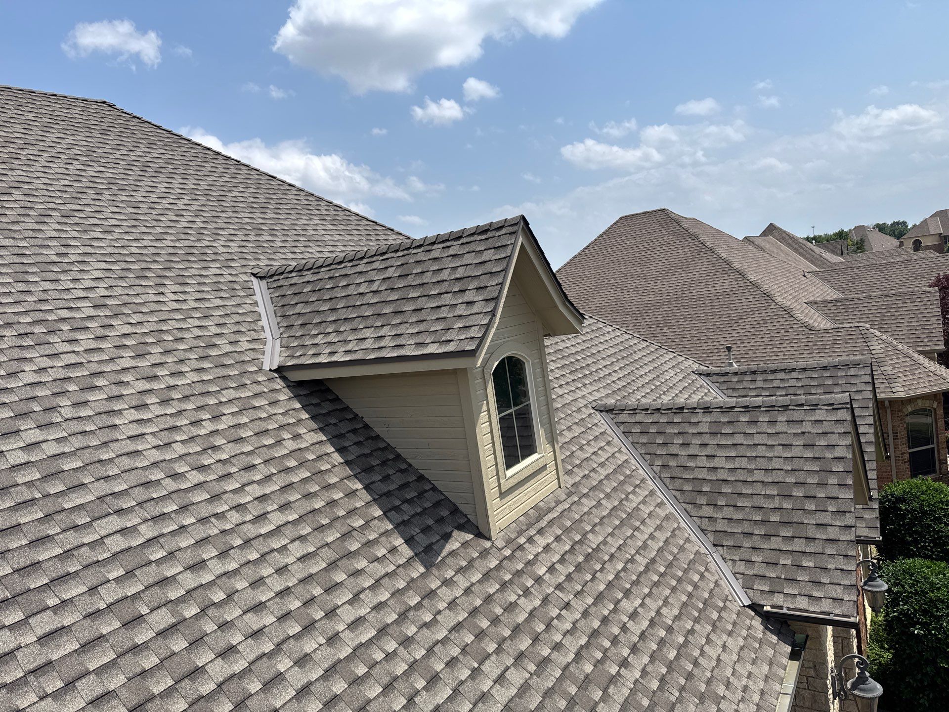 GAF Timberline UHDZ Full Storm Restoration - Exterior Paint & Interior Repair - Oklahoma City, OK by 5Coat Roofing & Construction