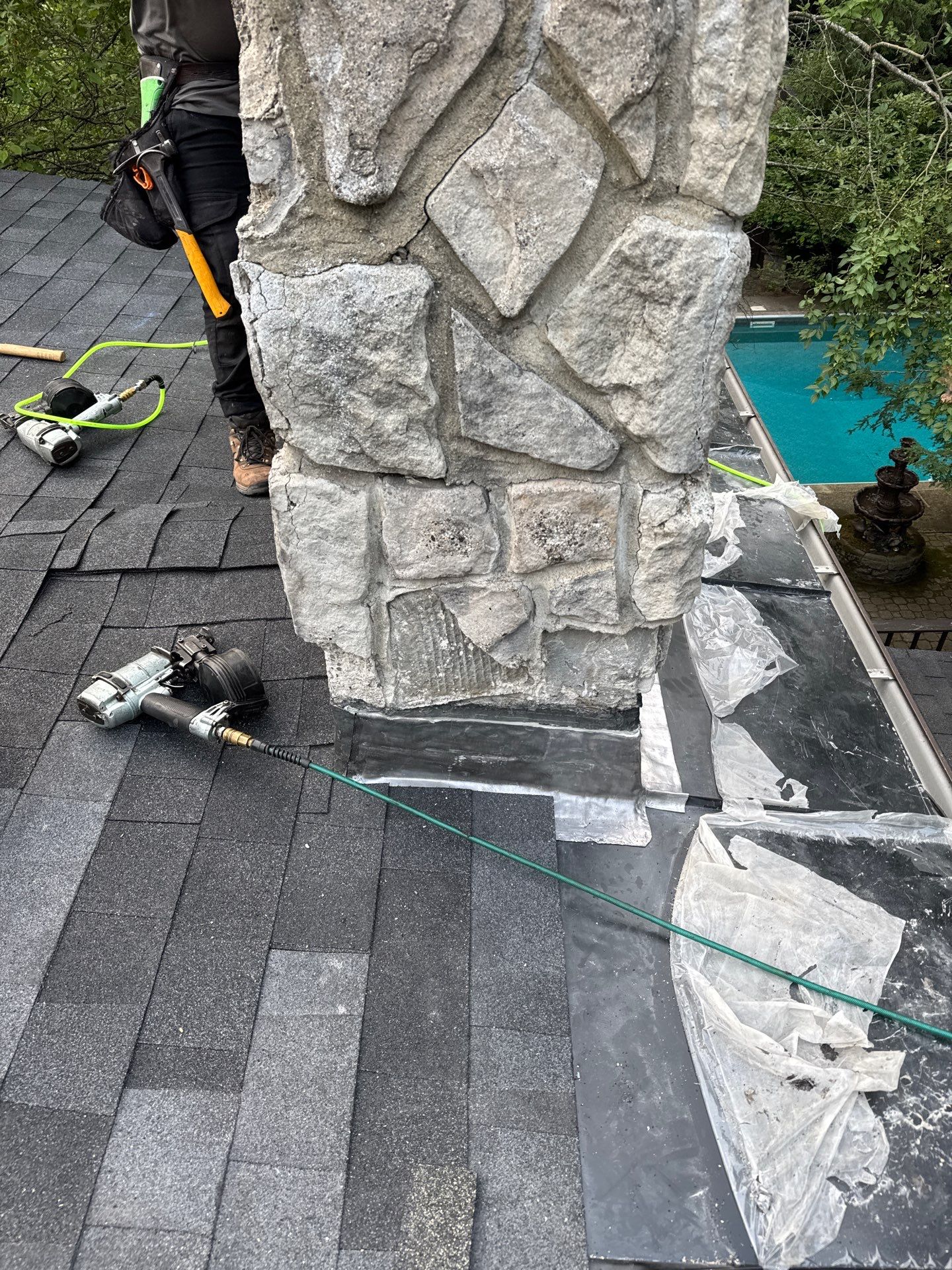 Deerfield, NH Roof Replacement Near Deerfield Fairgrounds with Custom EPDM Rubber Roofing for Stone Turrets by Compass exteriors