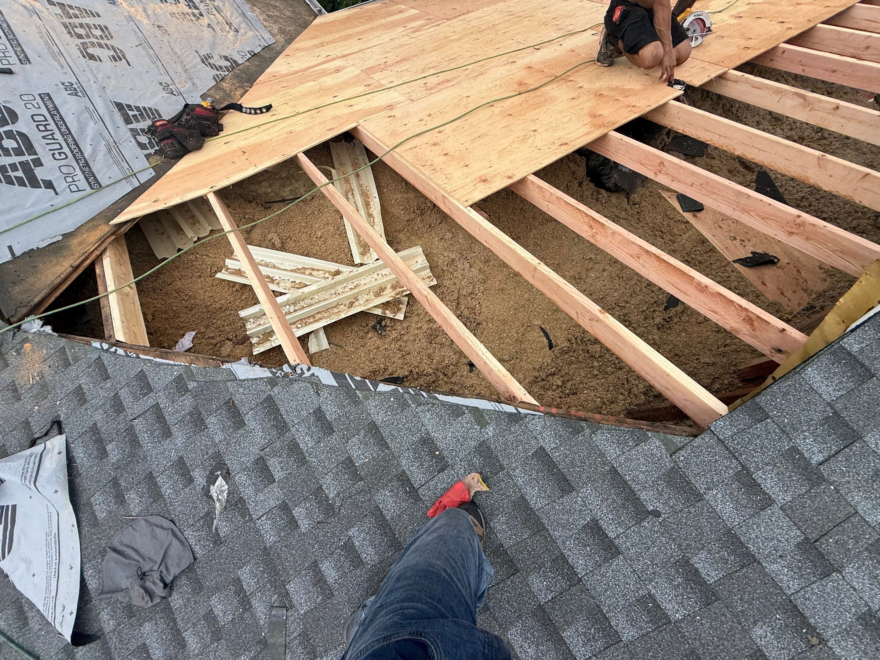 Apartment Complex Roof Replacement and Decking Repair in North Brunswick by JVW ROOFING