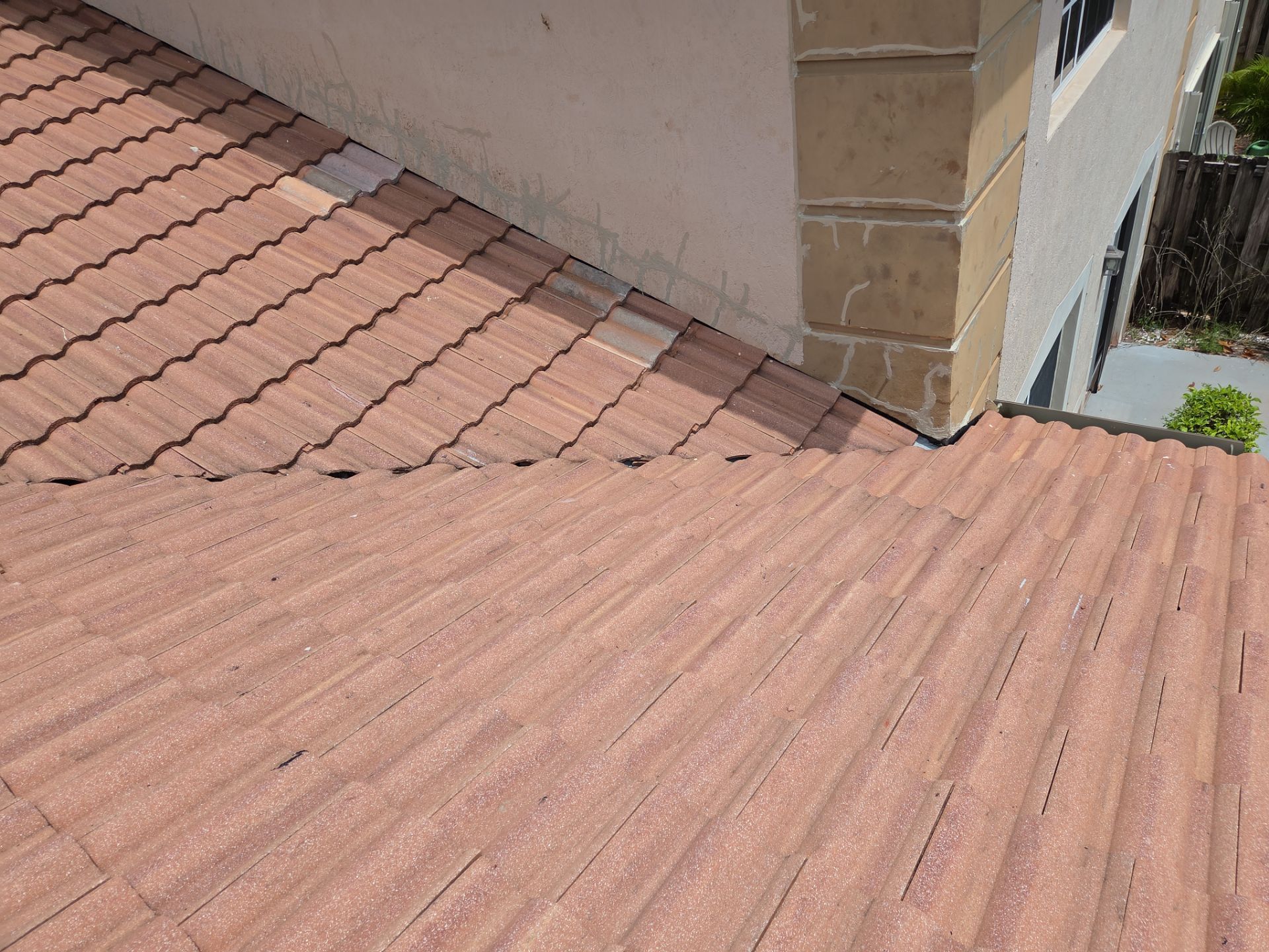 Clay Tile Roof Repair and Plywood Decking Replacement in Boynton Beach by Aastro Roofing