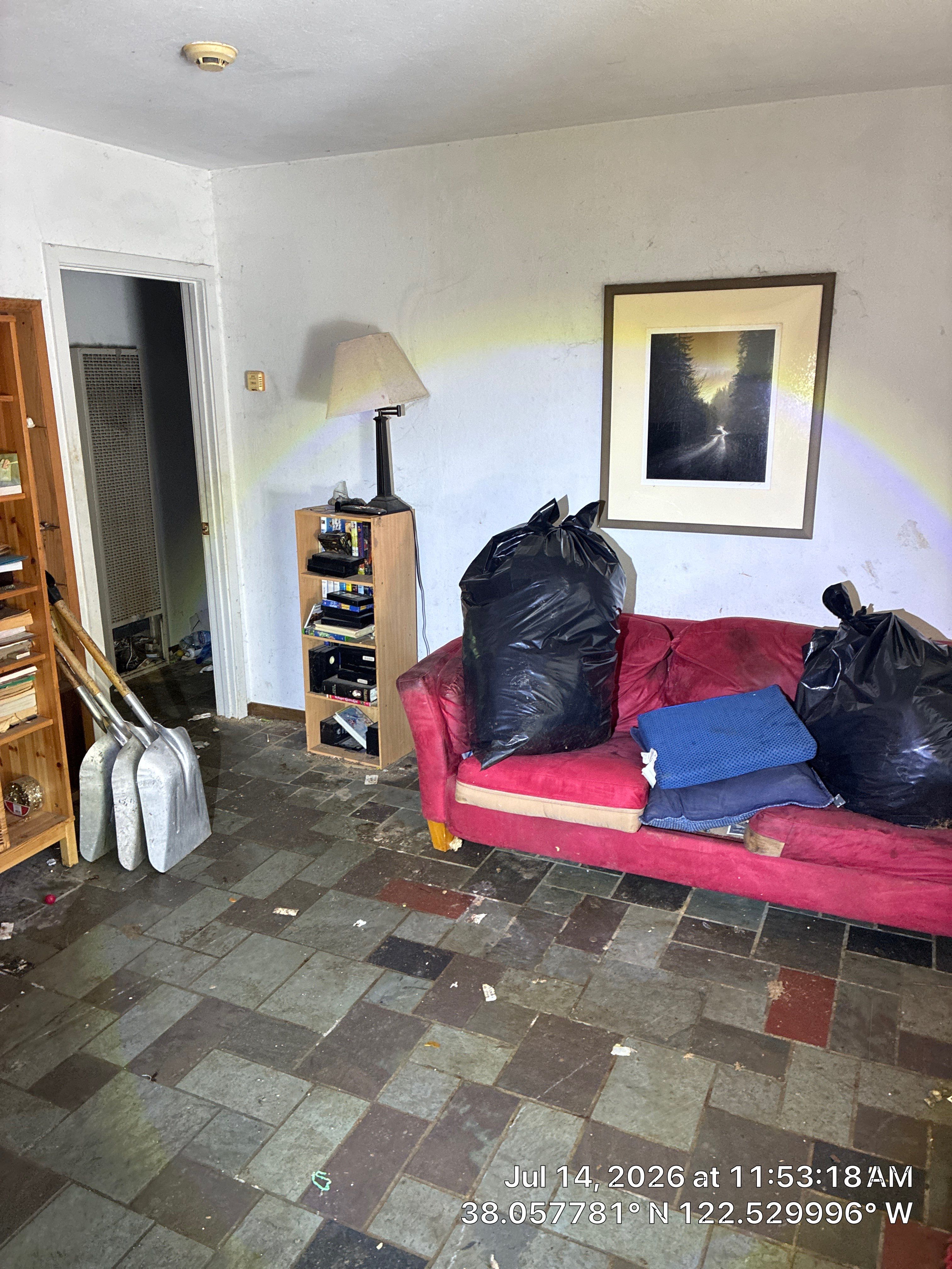Project in Novato by 911 Hazmat Cleanup 