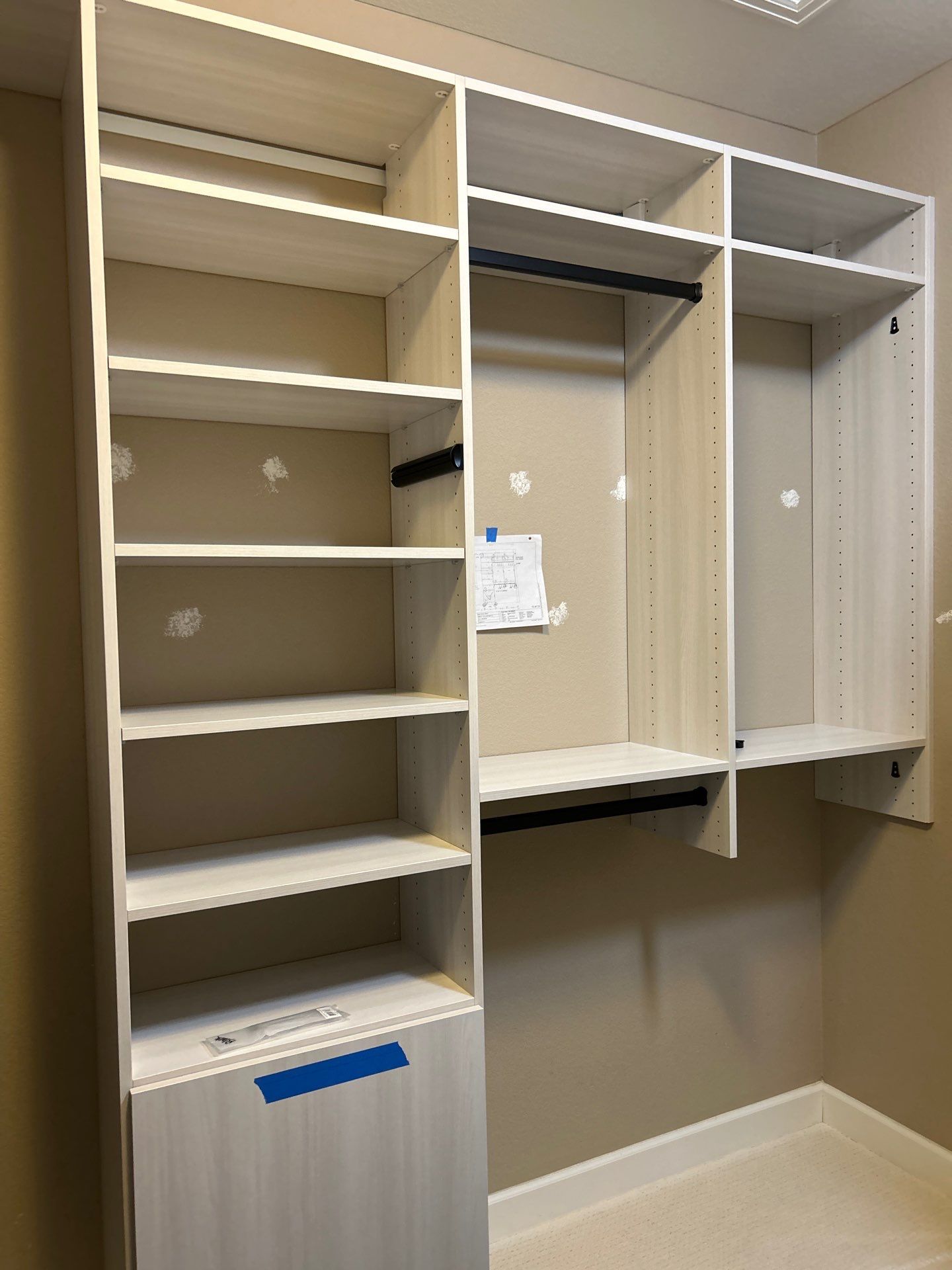 Multiple Closet Installations in Longmont by Concept 32, Inc.