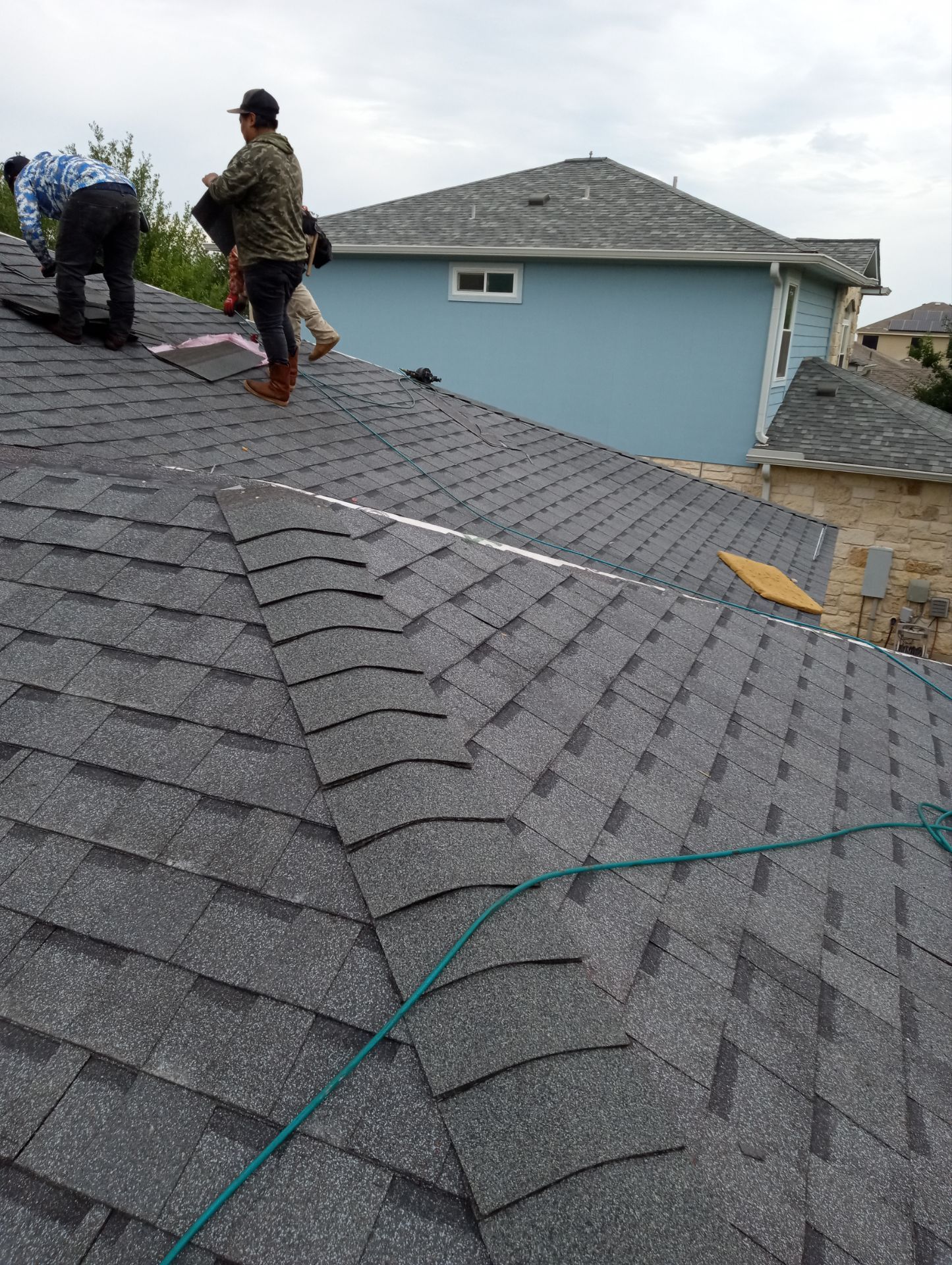 Residential Roof Replacement and Storm Damage Restoration in Leander by Caliber Restoration LLC