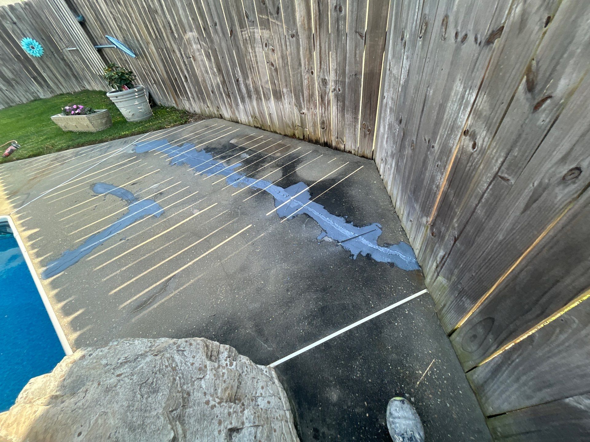 Take a look at how these floors got in shape for Summer! by Deese Elite Concrete Coatings