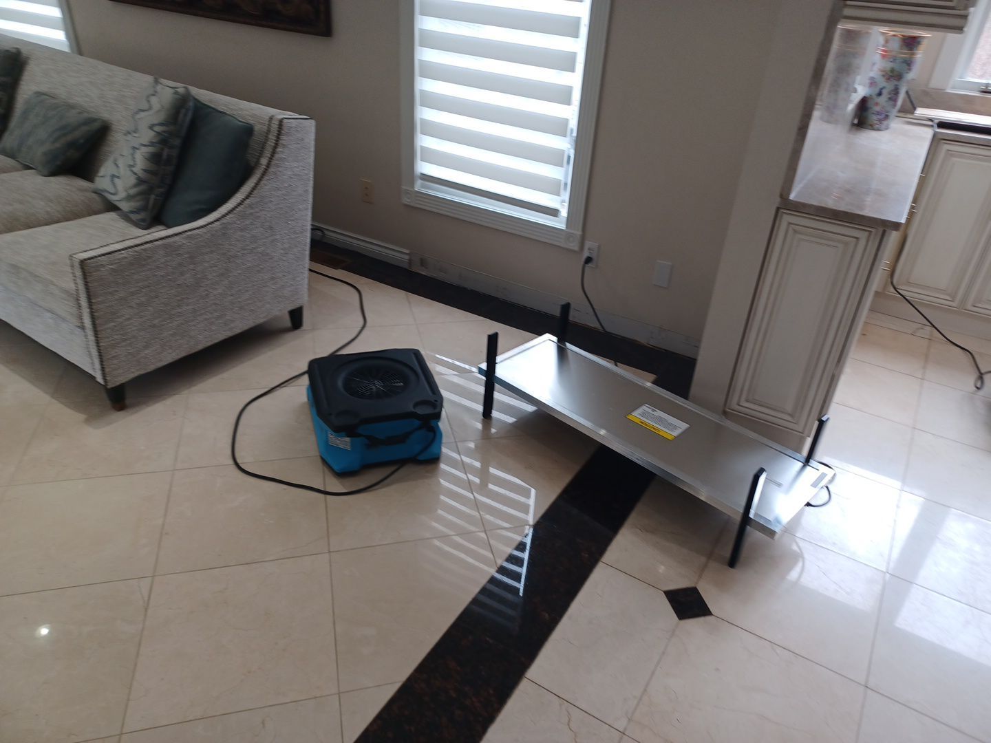 Project in West Bloomfield Township by EzDry Water Mitigation & Property Restoration