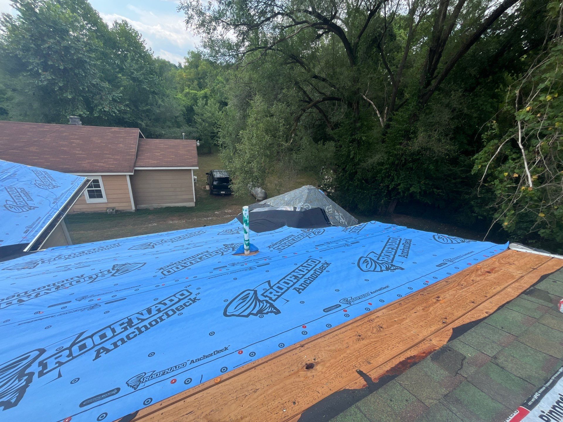 Residential Roofing Install - Atlas Pinnacle Pristine Architectural Shingle - Color Green  by Titan Commercial & Residential Roofing 