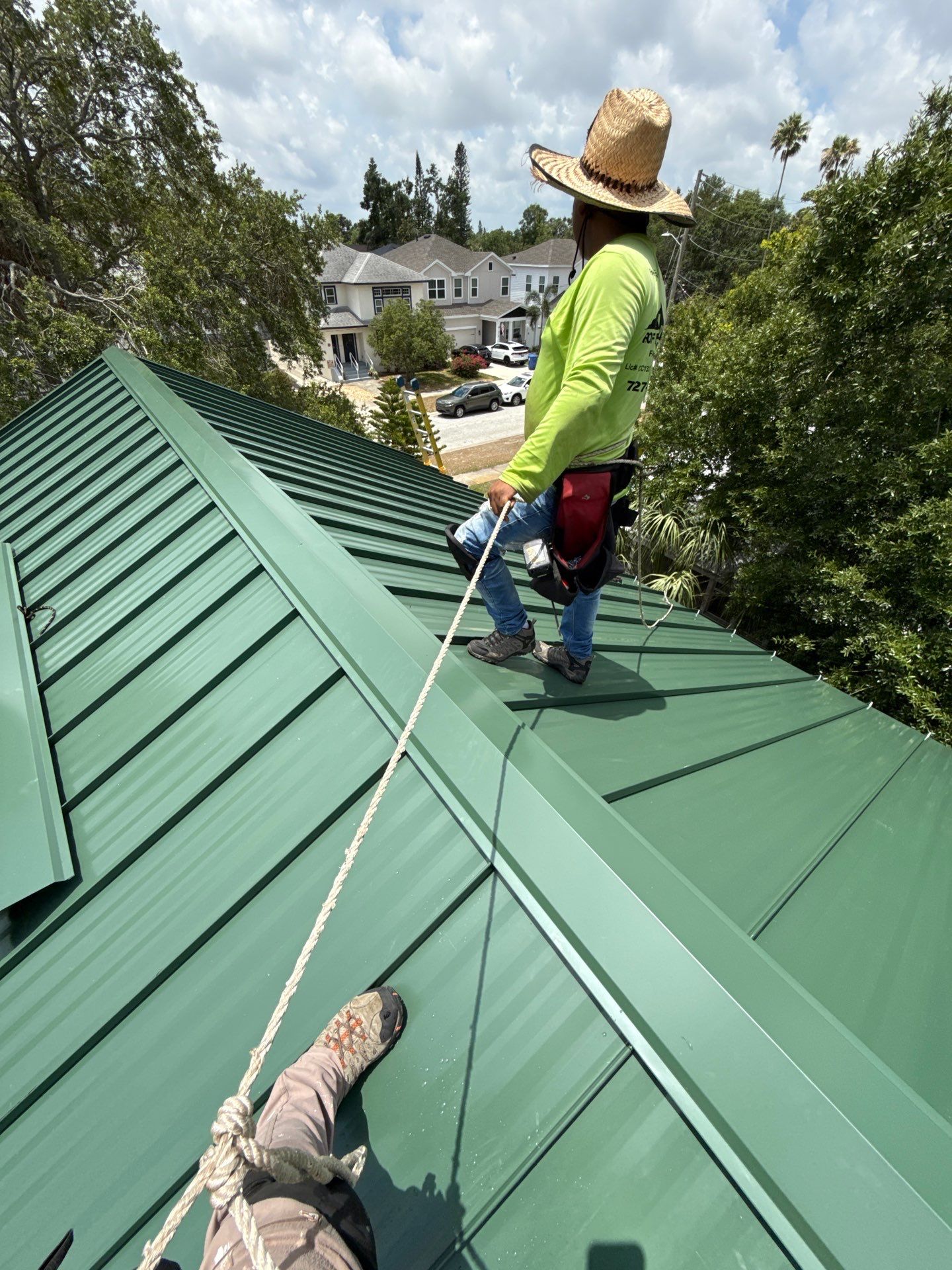 Project in St. Petersburg by Mitchell Roofing Company LLC