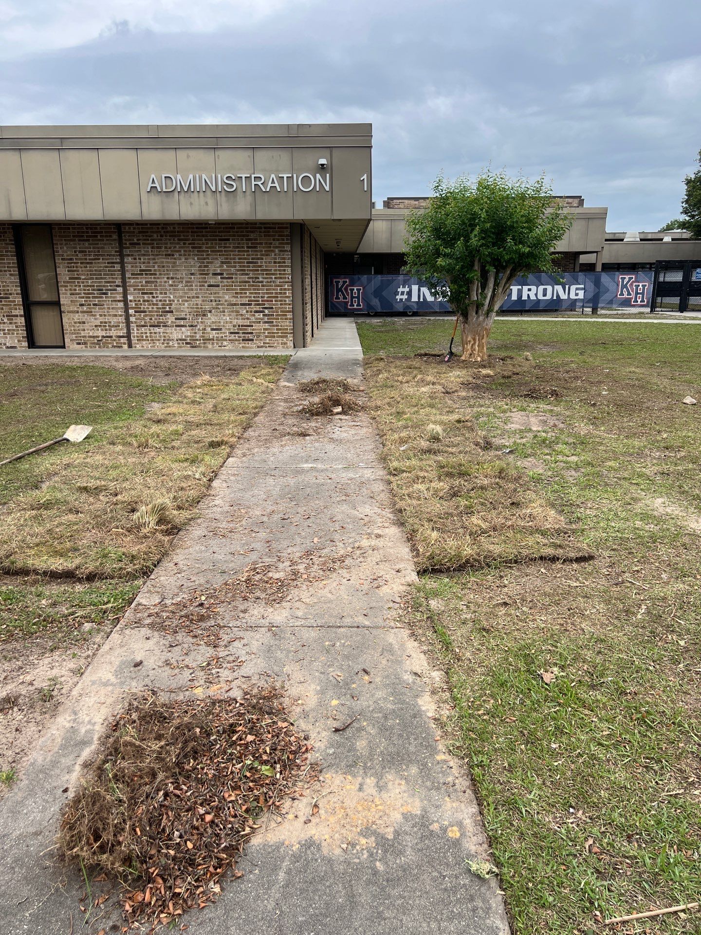 Landscape Install | Keystone Heights HS by ProGreen Services