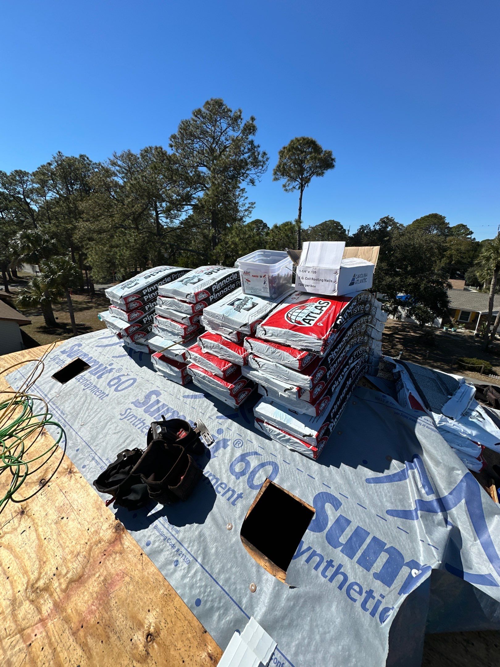 Roof Replacement using Atlas Pinnacle Pristine - Oyster Shell by Rainstoppers Roofing