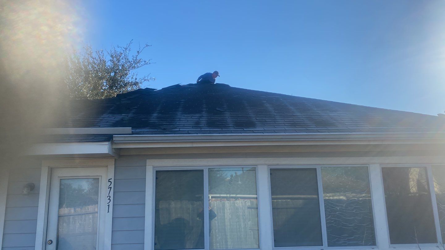 Hail Damage using Owen's Corning Duration (Lifetime) Shingles by Roof Repair Company