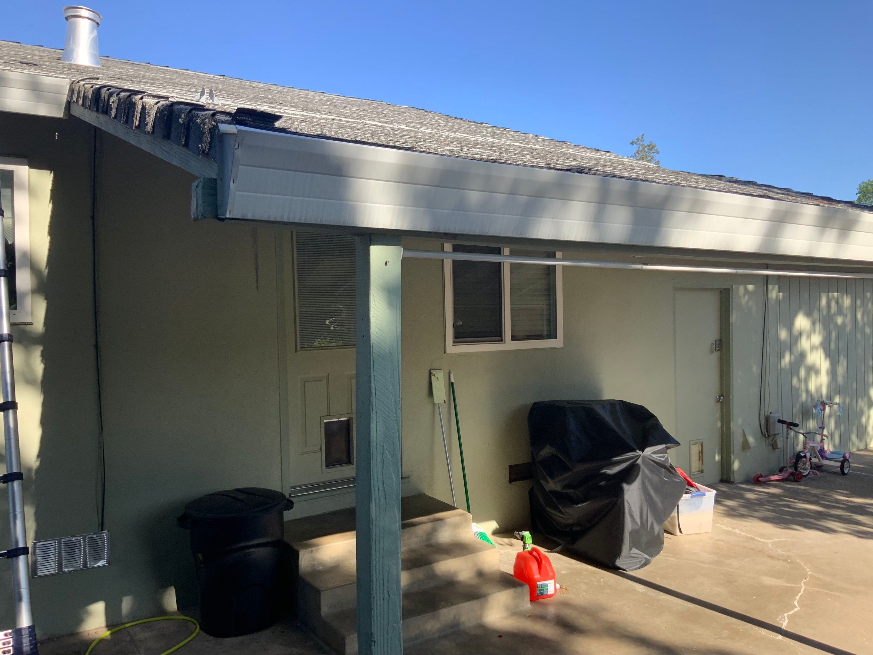 Gutter Installation using Englert LeafGuard Gutters by Byers Enterprises 
