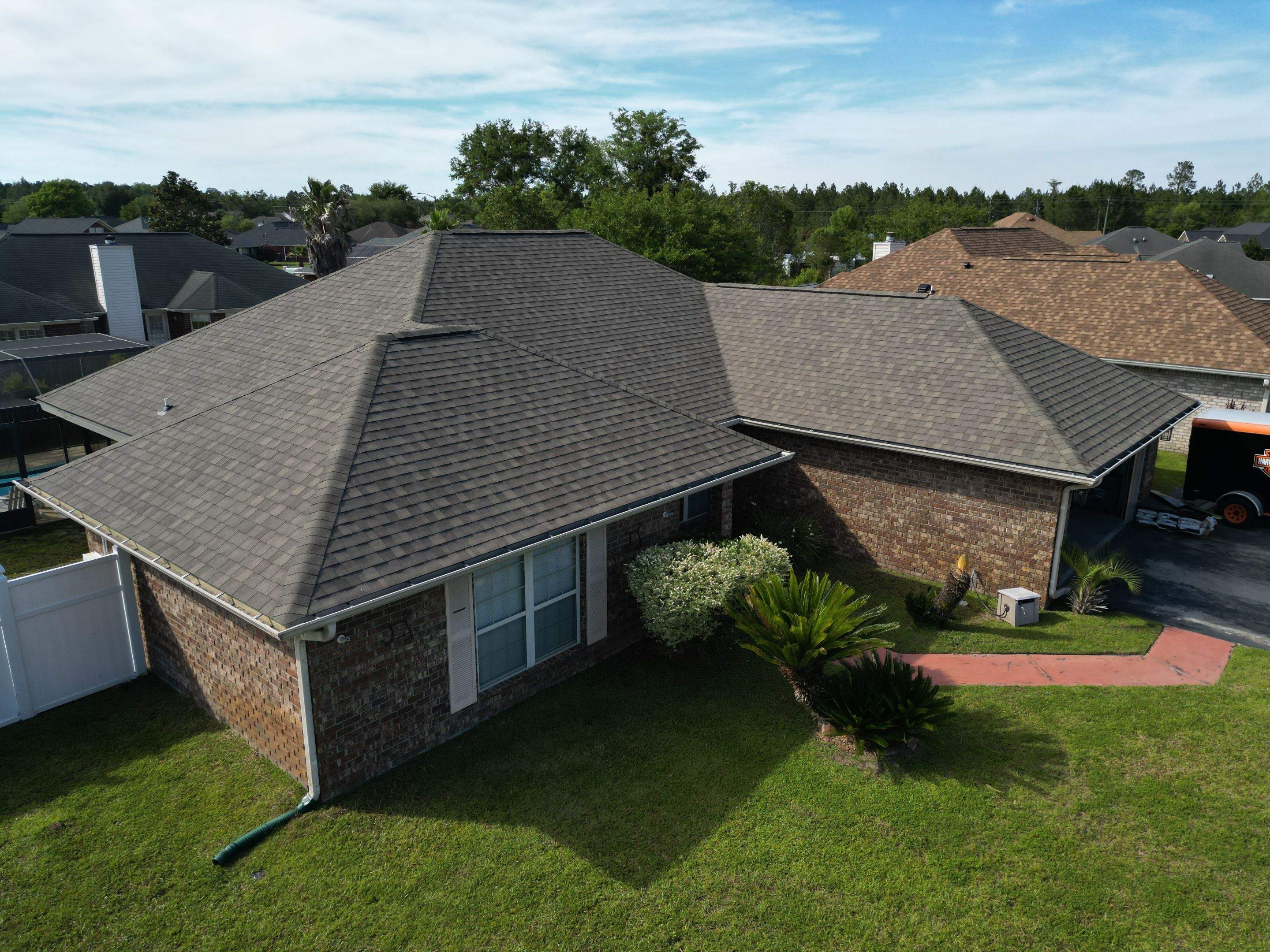Residential Roofing Installation using Atlas Pinnacle Sun by Talya Roofing
