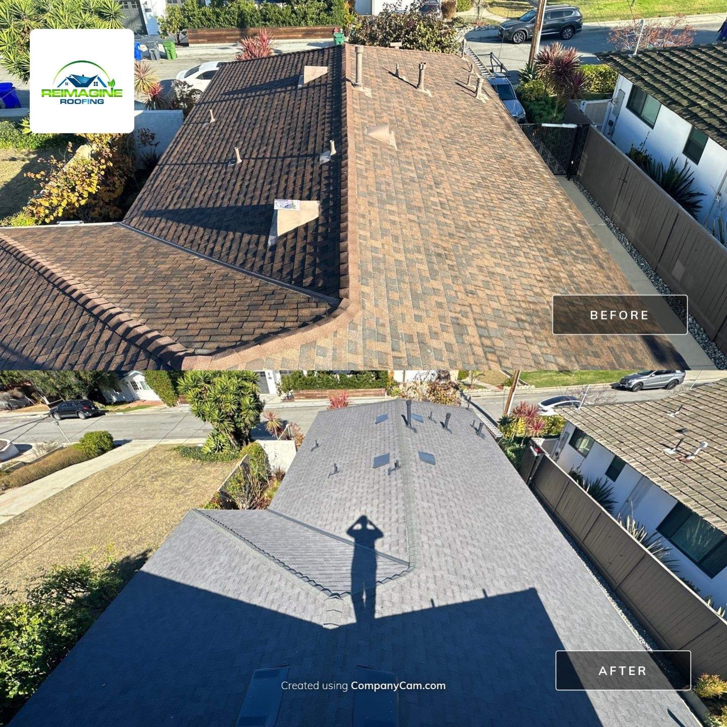 Estate Gray Shingles by Reimagine Roofing
