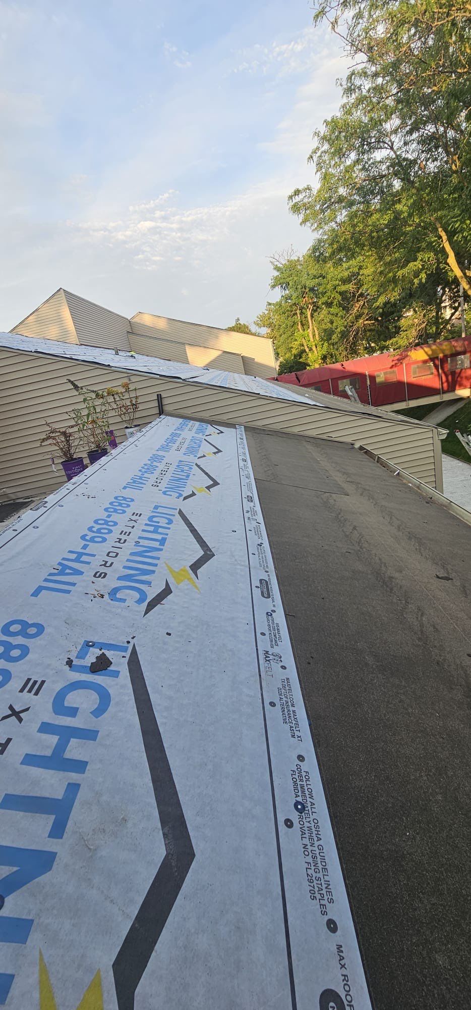 Lightning Commercial Restoration using Tamko Titan by Lightning Exteriors