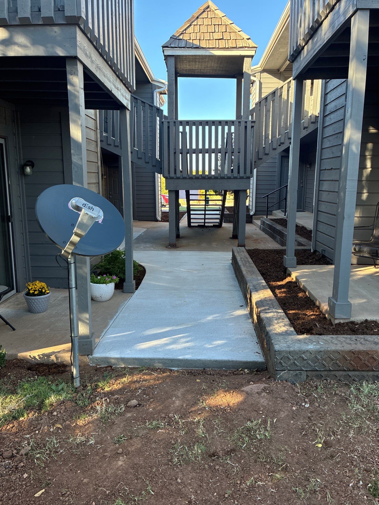 Landscape and concrete work by Clays Services Inc