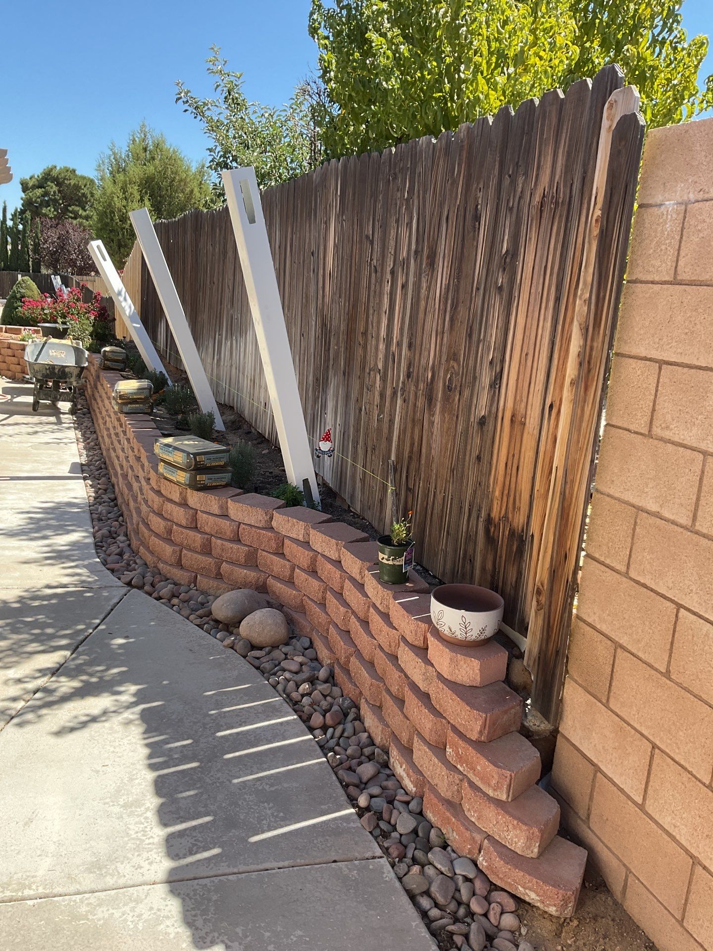 Fence Installation using Vinyl by Fence Guys Inc.
