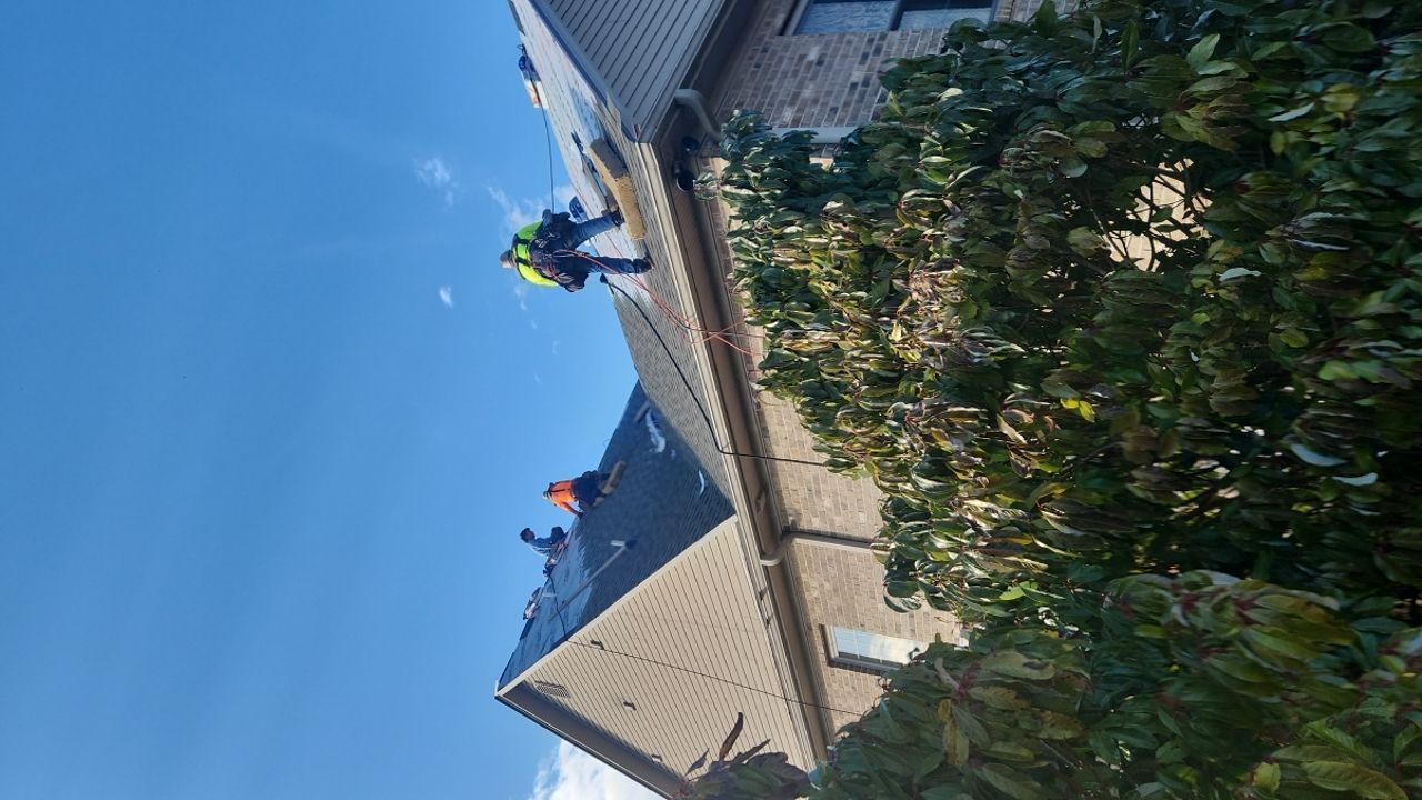 GAF Weathered Wood and Custom Copper by Just In Time Roofing and Restoration