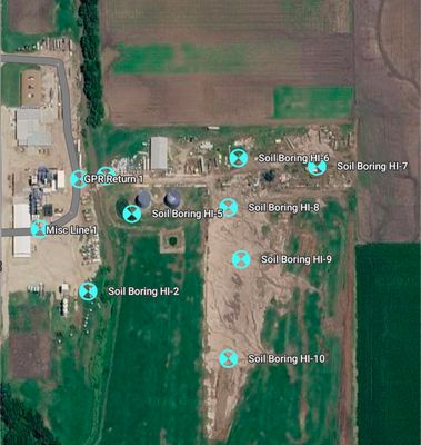 GPR Utility Locating - Environmental Soil Boring 