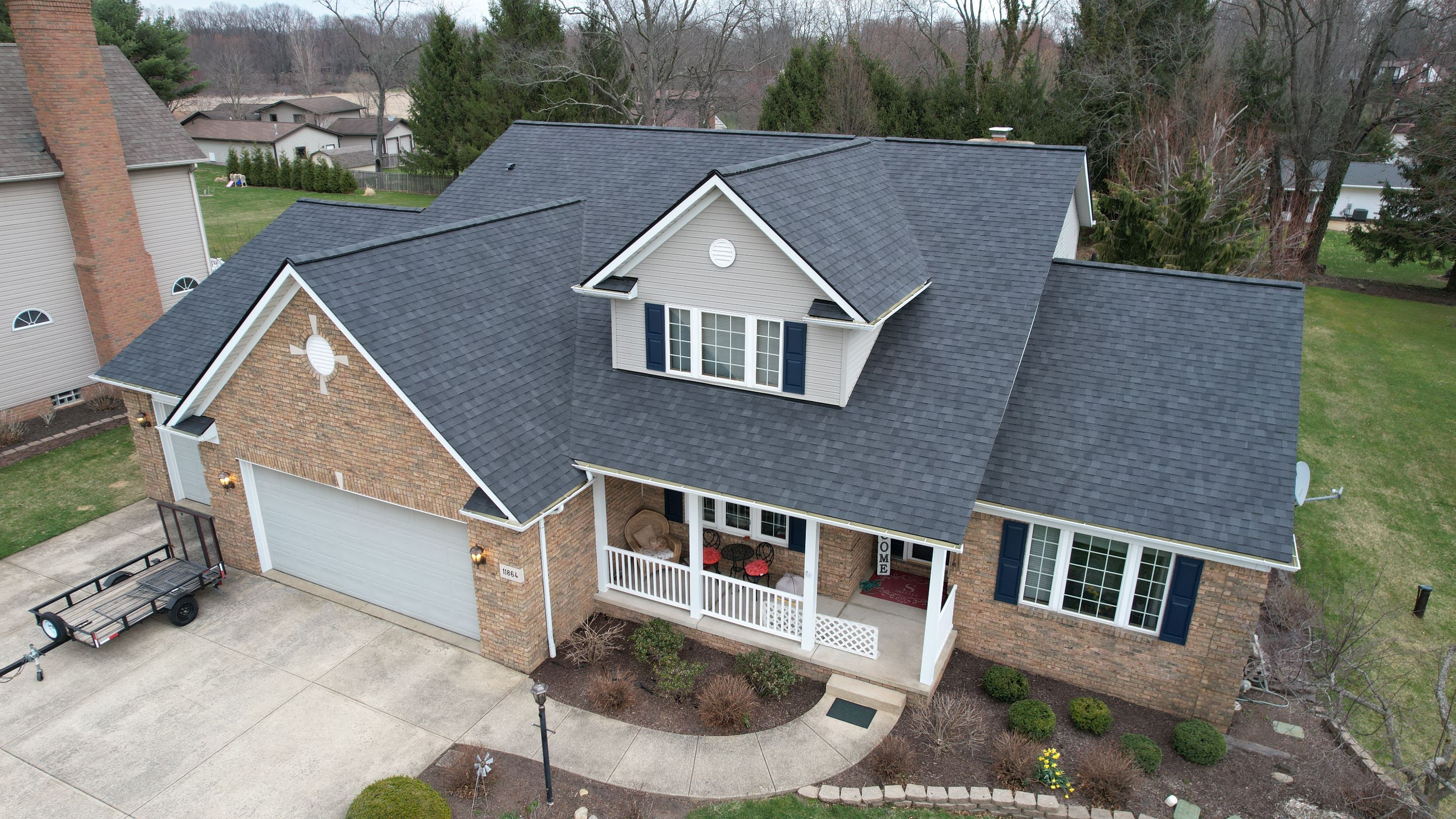 Atlas Pinnacle, Color, Black Shadow, Drip Edge, Color, Black by Eagle Eye Roofing
