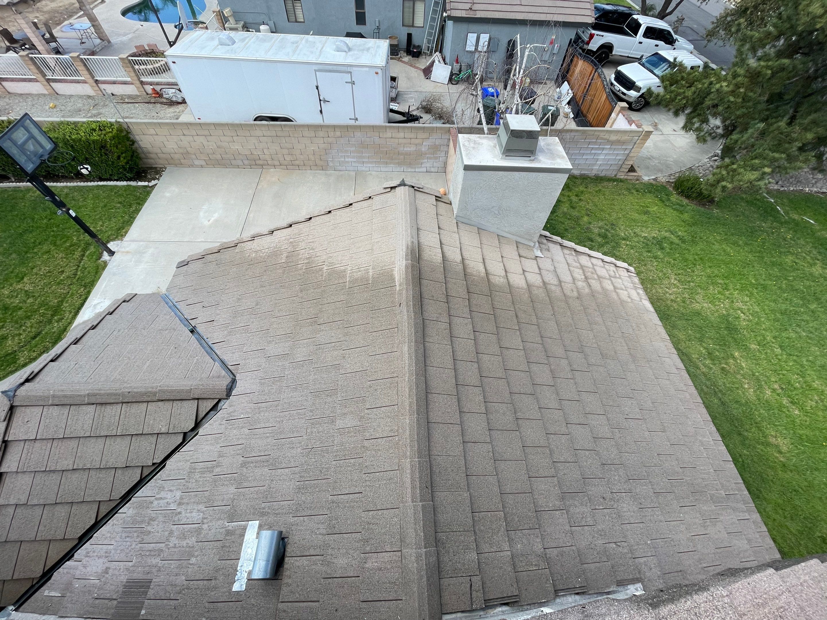 Roof Washing in Rancho Cucamonga Ca by Palm Coast Solar Cleaning