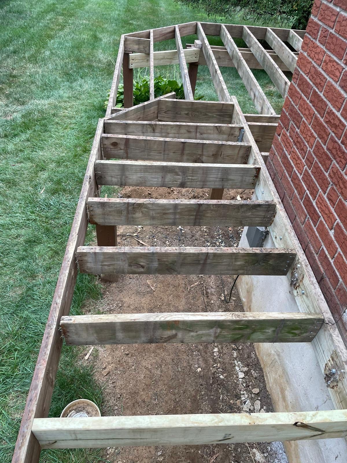 Deck Resurface using Deckorators Vista decking - color Dunnewood  by deck guardian