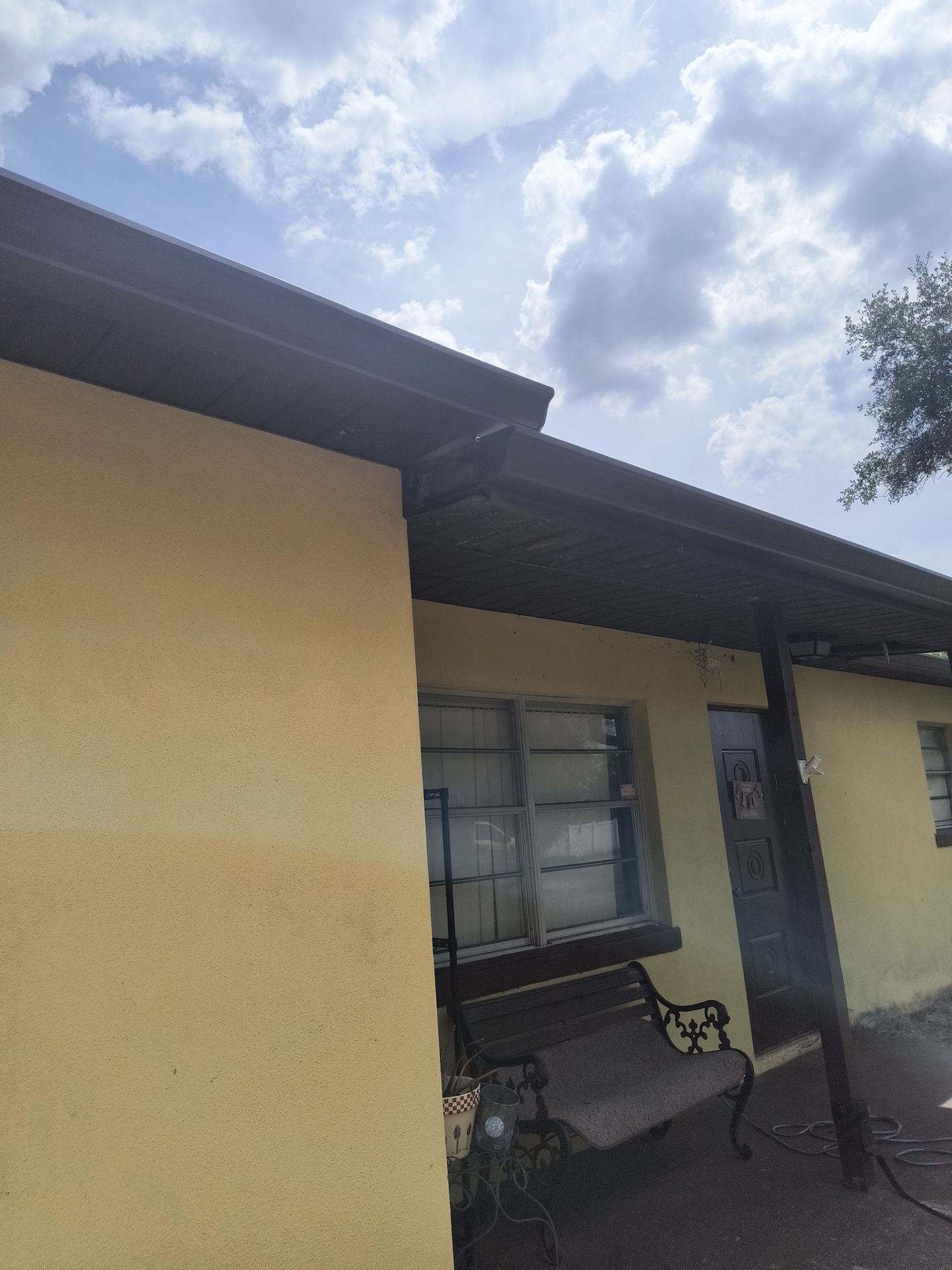 Musket Brown 6-Inch Gutters in Tampa FL by Gutter Professors