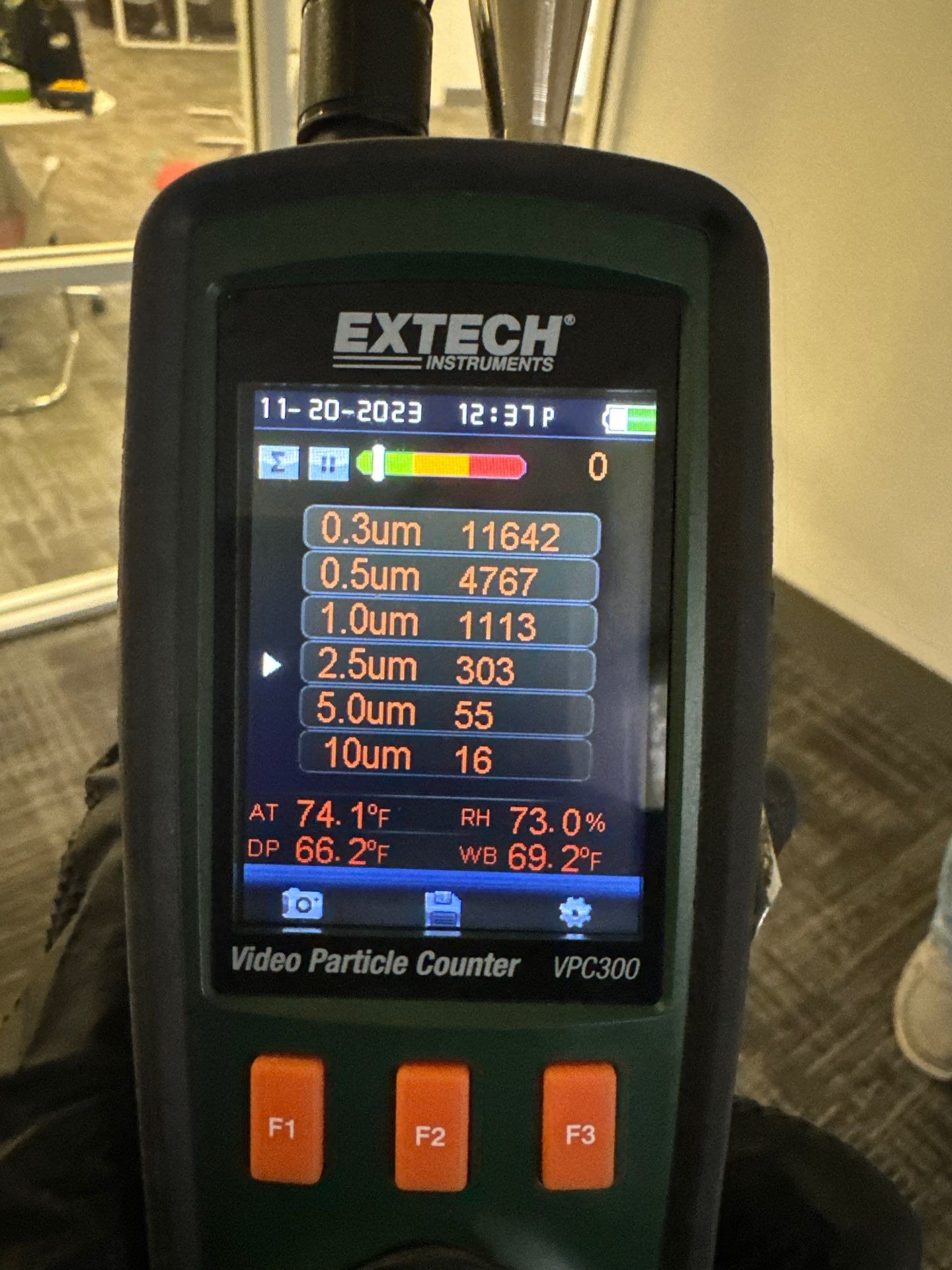Commerical Air Quality Testing using IR Camera, Moisture Meter, Air Cassette samples and Tape lifts by Building performance Solutions LLC