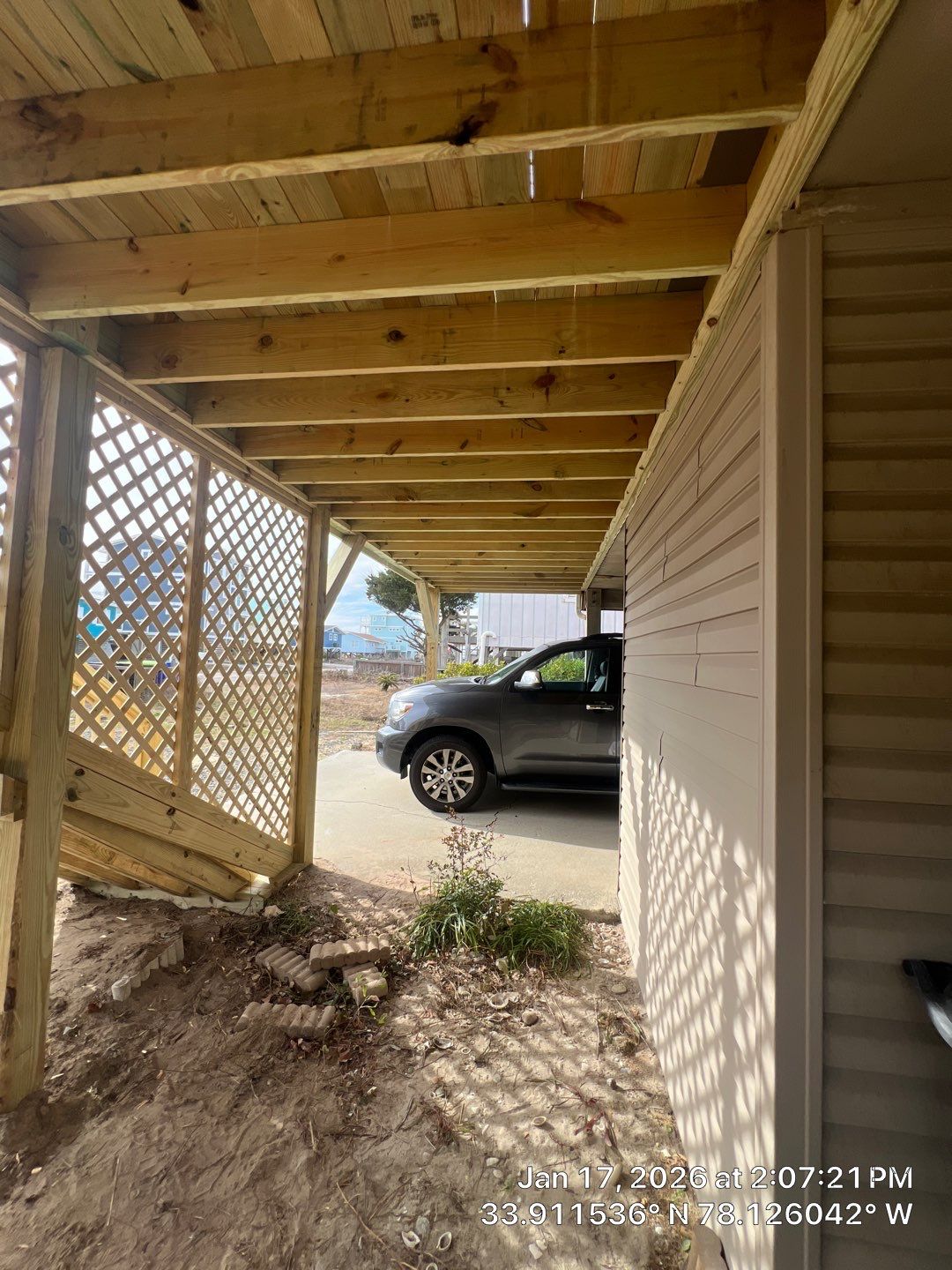 Deck Construction in Oak Island, NC | Coastal Outdoor Living Project by RGR Construction and Roofing, LLC