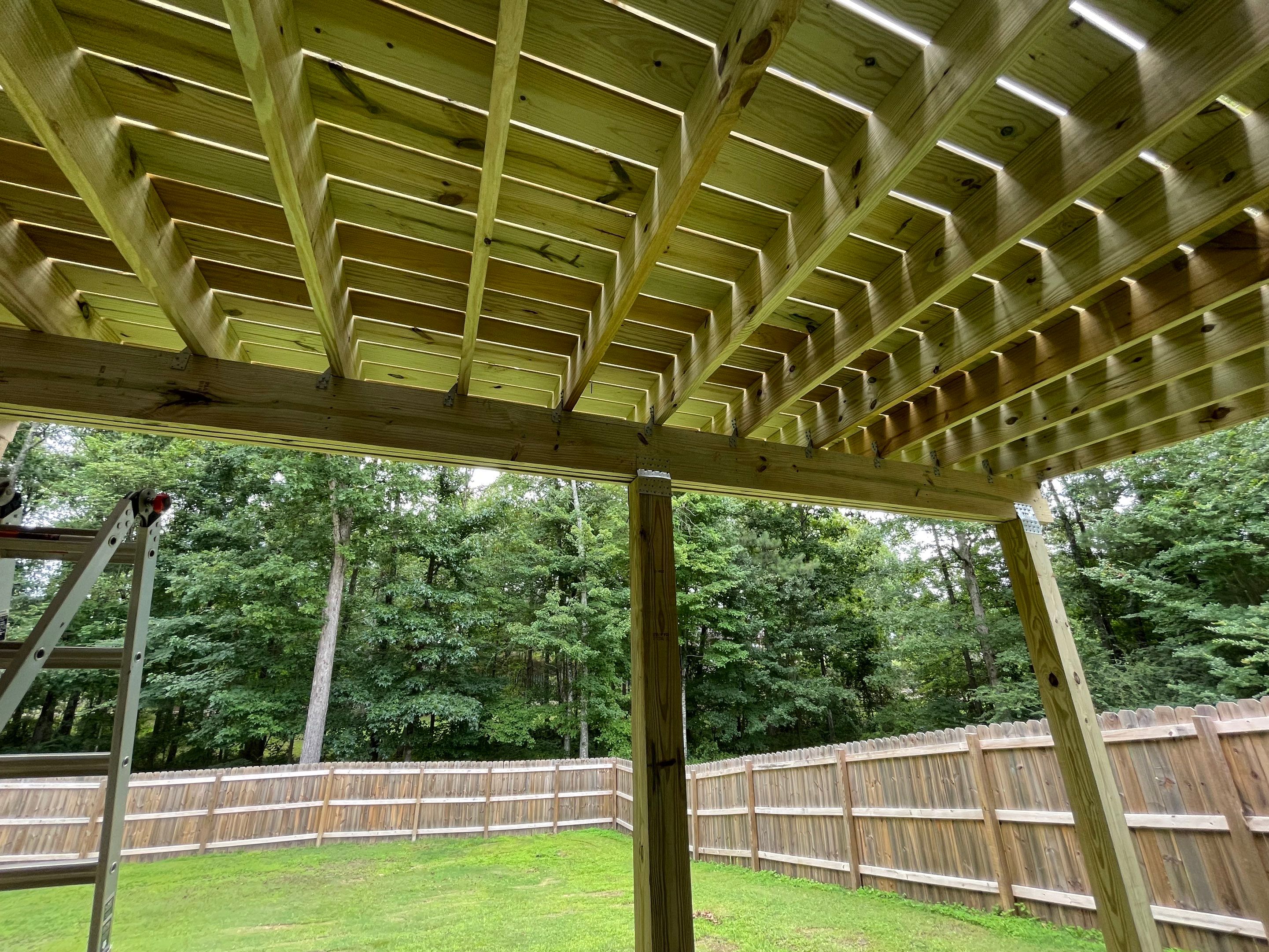 Aspen Lake - Covered Porch by Pillar and Pine