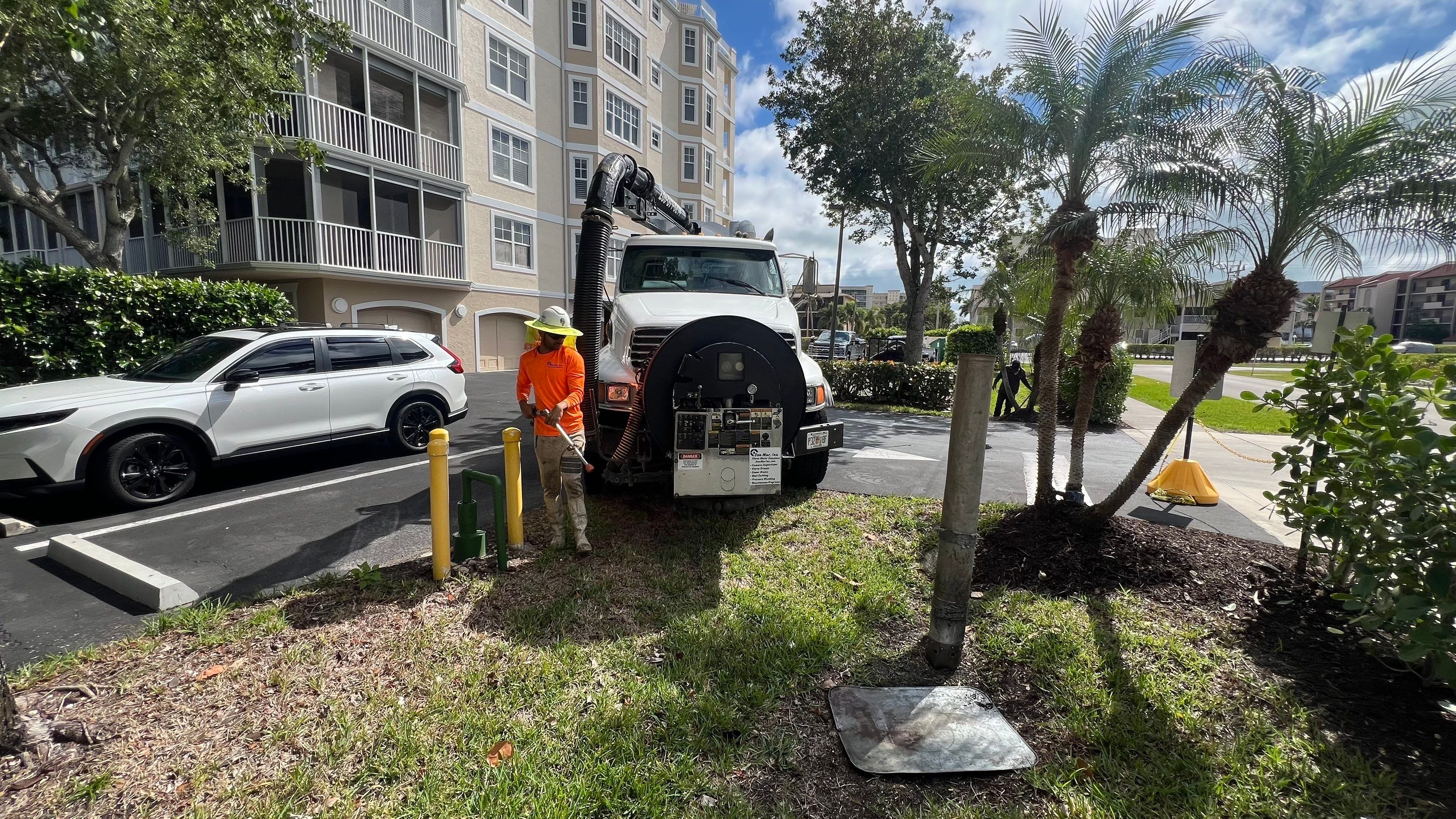 Condo Complex Stormwater System Maintenance by Don Mar, Inc. Storm Water Solutions