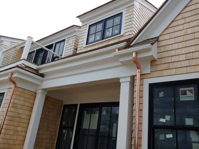 Chatham, MA Gutter Installation using 4x5 FiberGlass Gutter