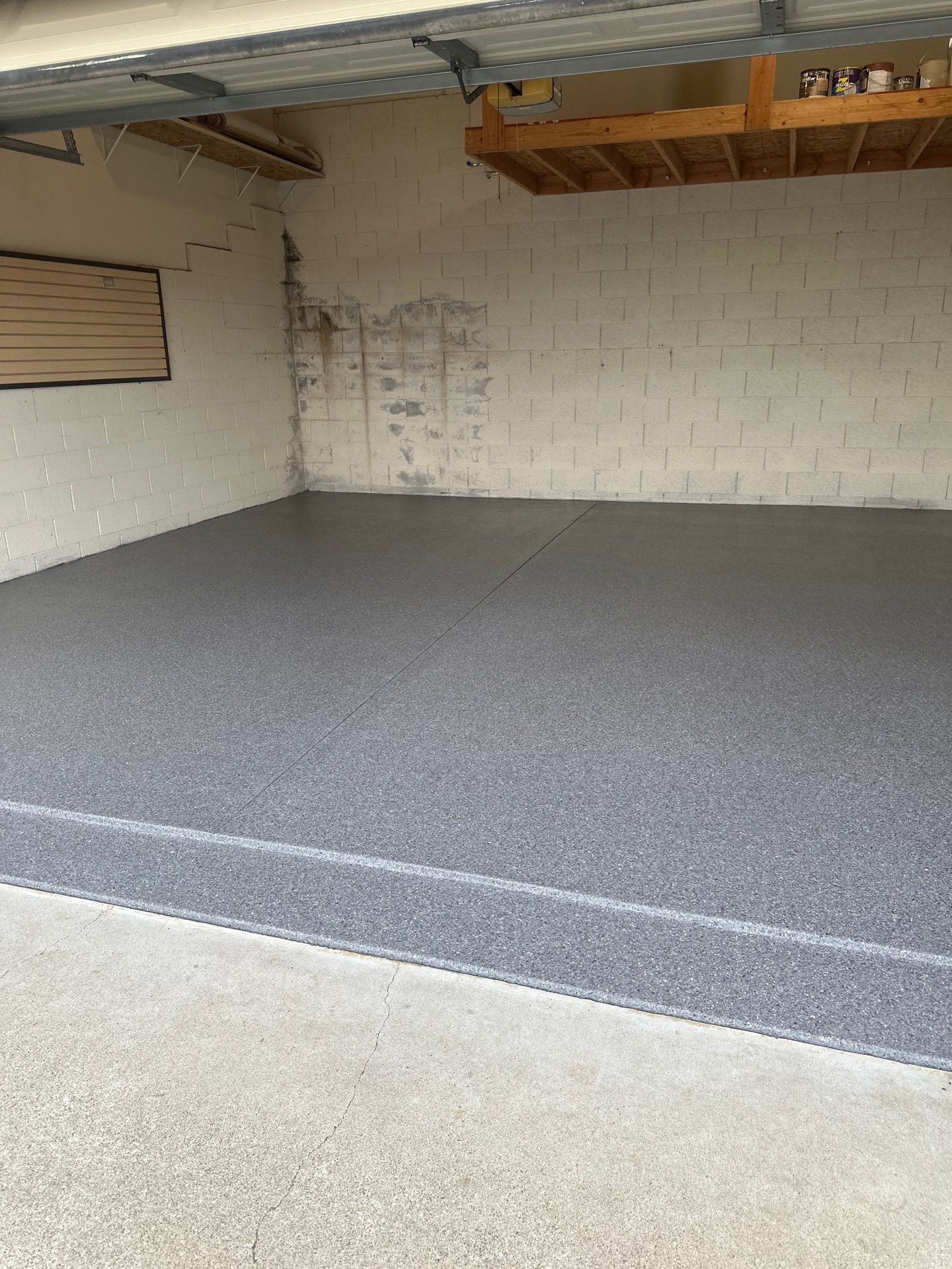 Polyurea Garage Floor Coating with Dolerite Chips in Morro Bay by MGP Coatings