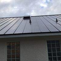 24ga 1.5" Mechanical Seam Mansard Brown  by Total Roofing System The Metal Roof Experts