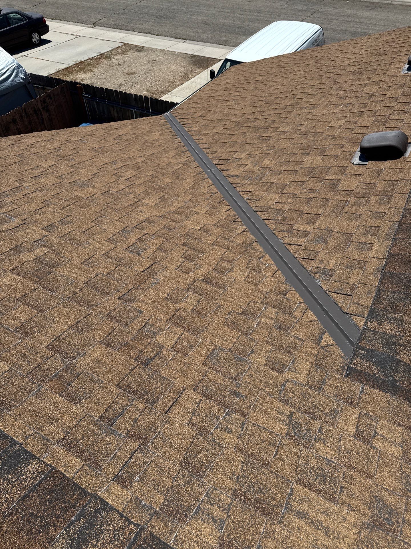Asphalt Shingle Roof Replacement and Chimney Flashing in Boise by Olive Roofing
