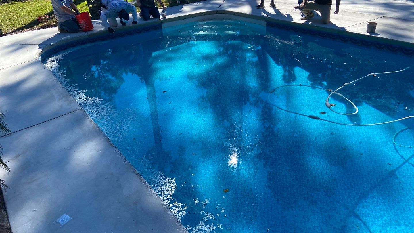 Bob's Beautiful Pool by Deese Elite Concrete Coatings