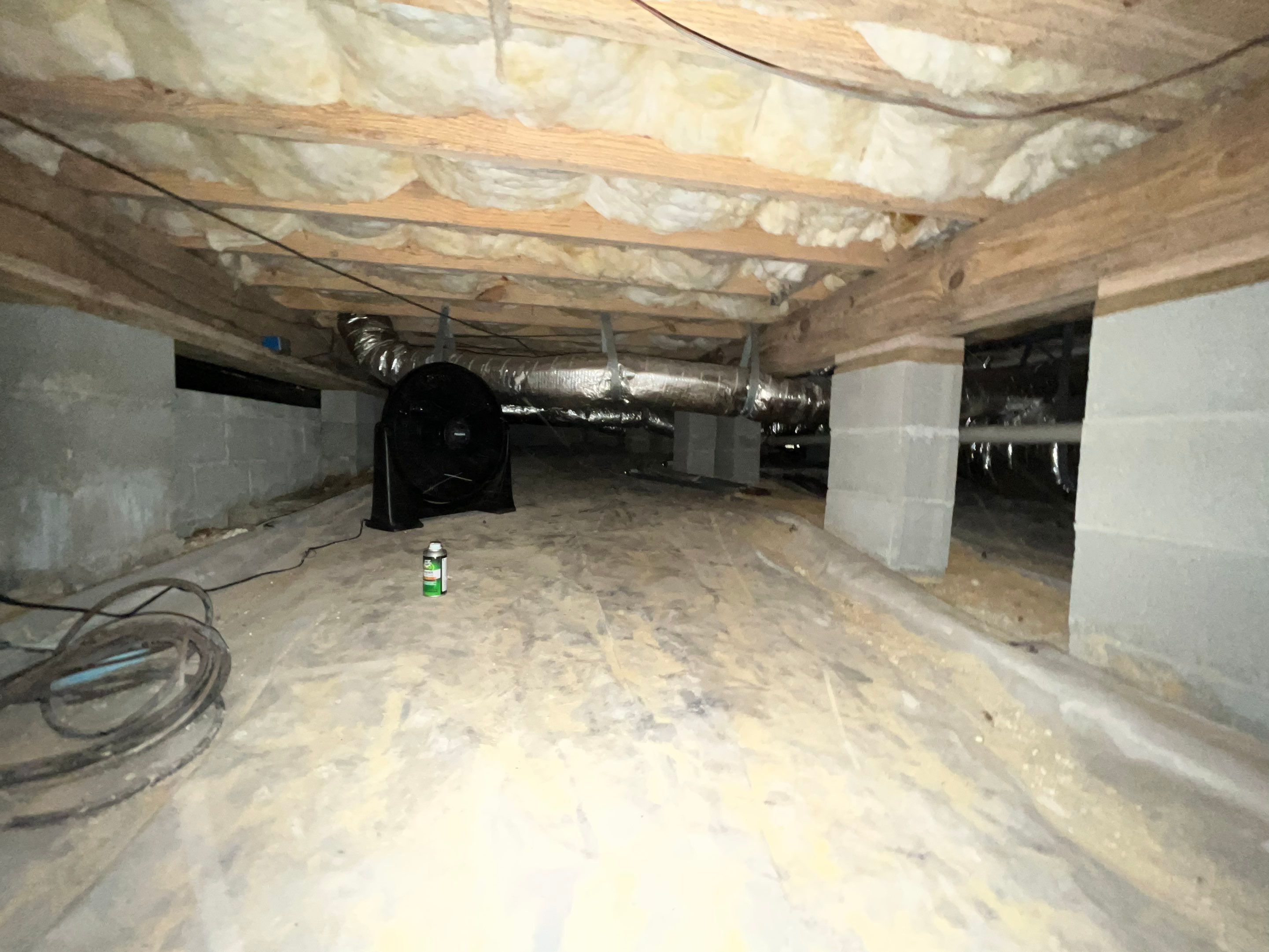 Impact Choice Encapsulation with French Drain, Mold Removal, and Crawlspace Door by Impact Crawlspace