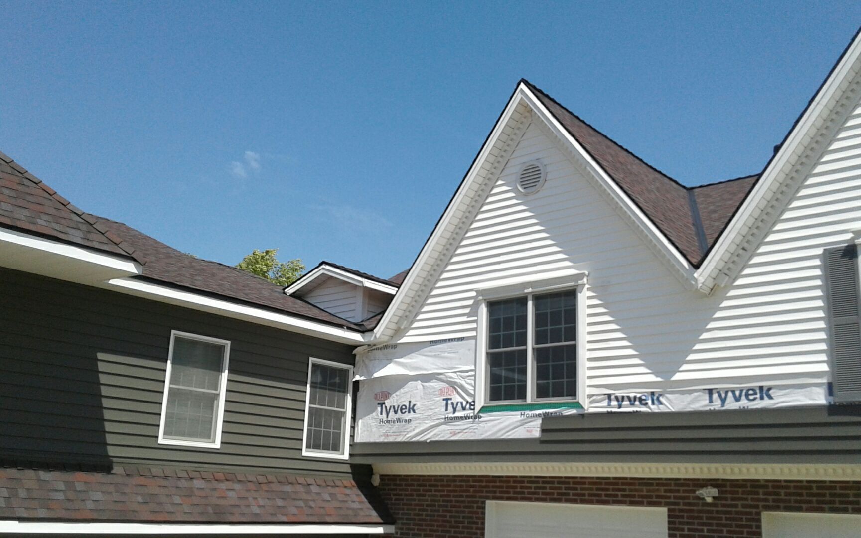 ROOF SIDING GUTTER REPLACEMENT after major Stom  using Owens Corning Duration and Alside Prodigy Siding by Gorilla Exteriors Contracting, LLC