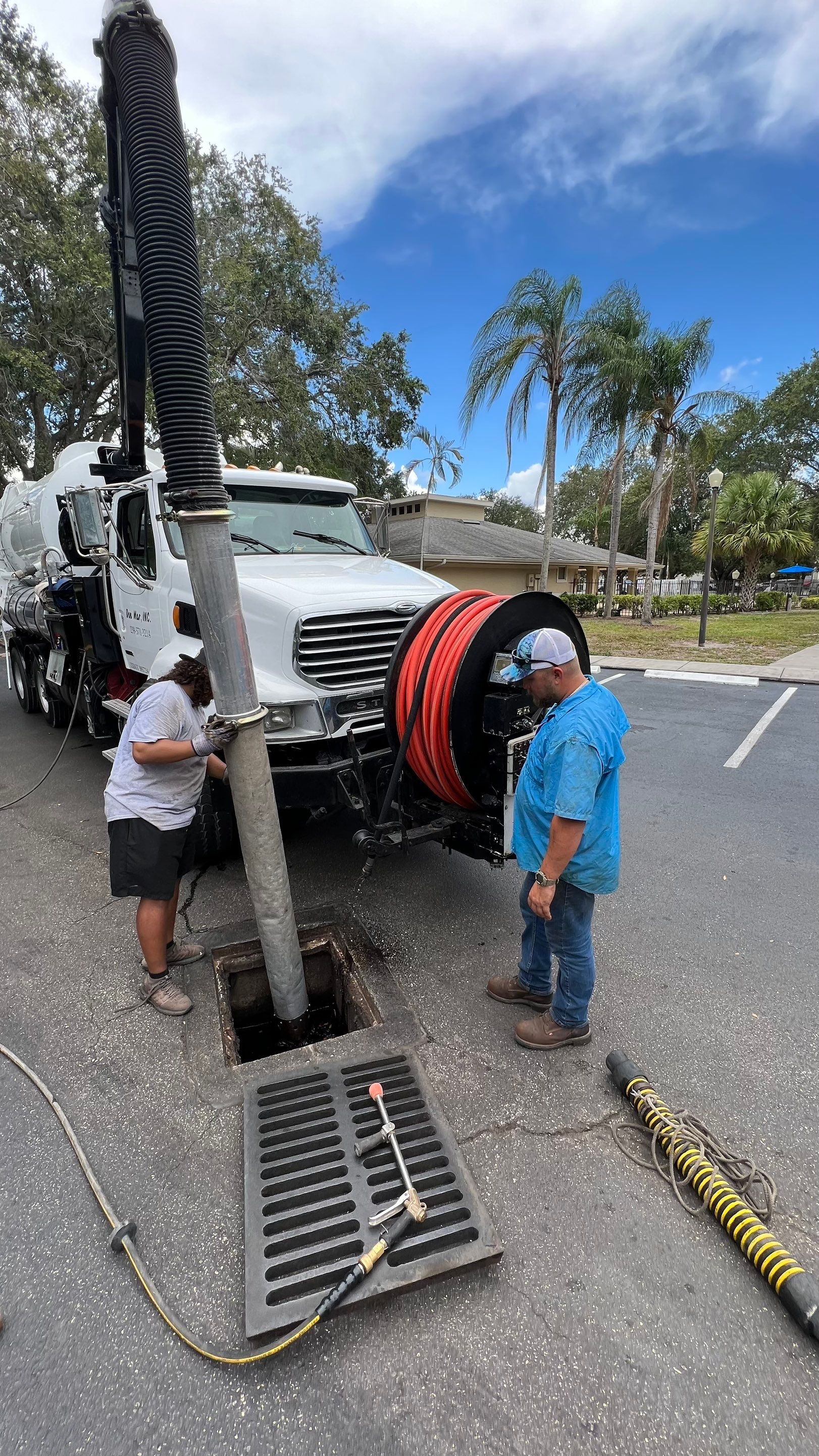 Apartment Complex Storm Water System Cleaning and Maintenance by APS Power & Water