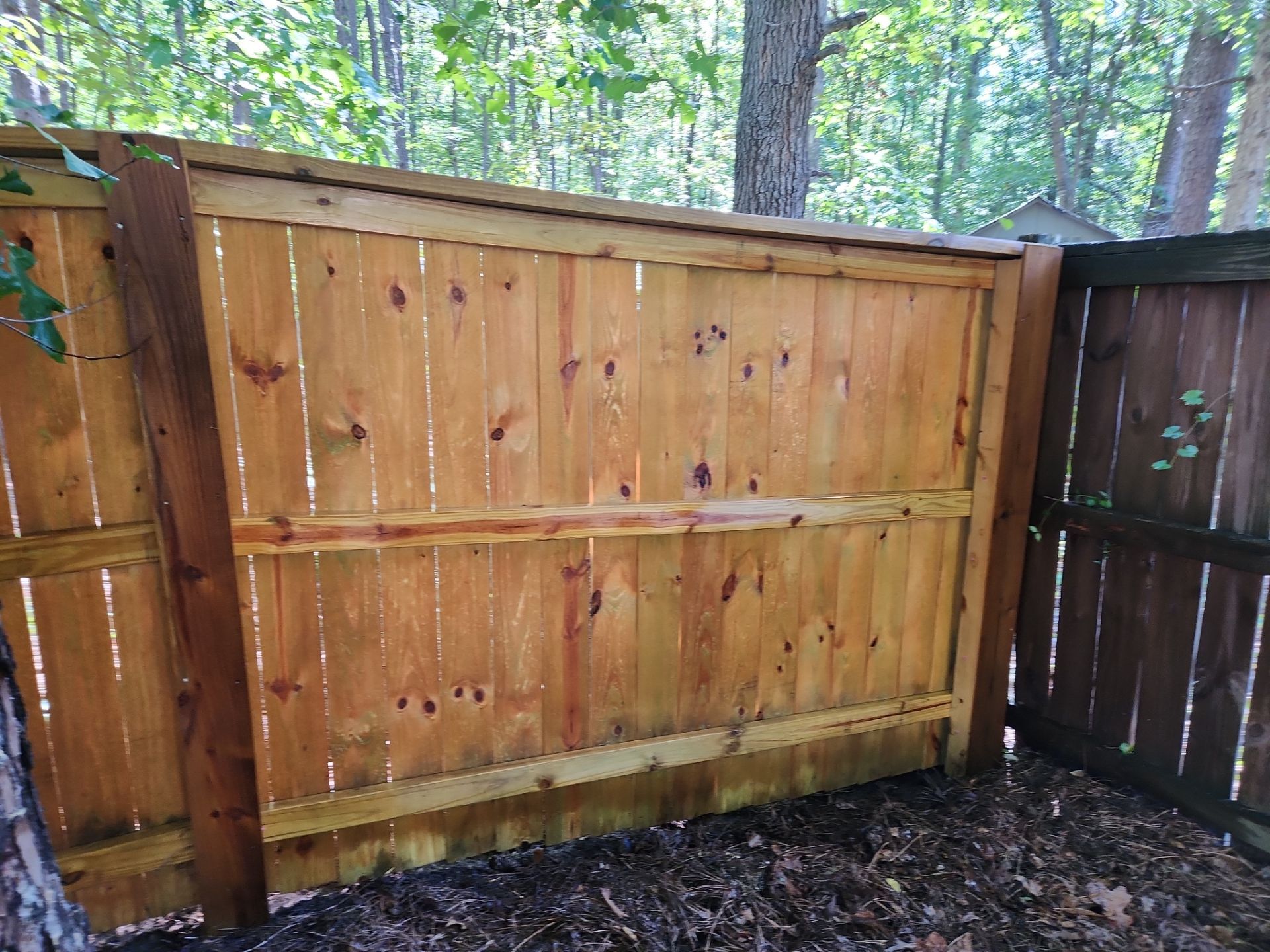 Fence using Wood Sealant by DuraSeal