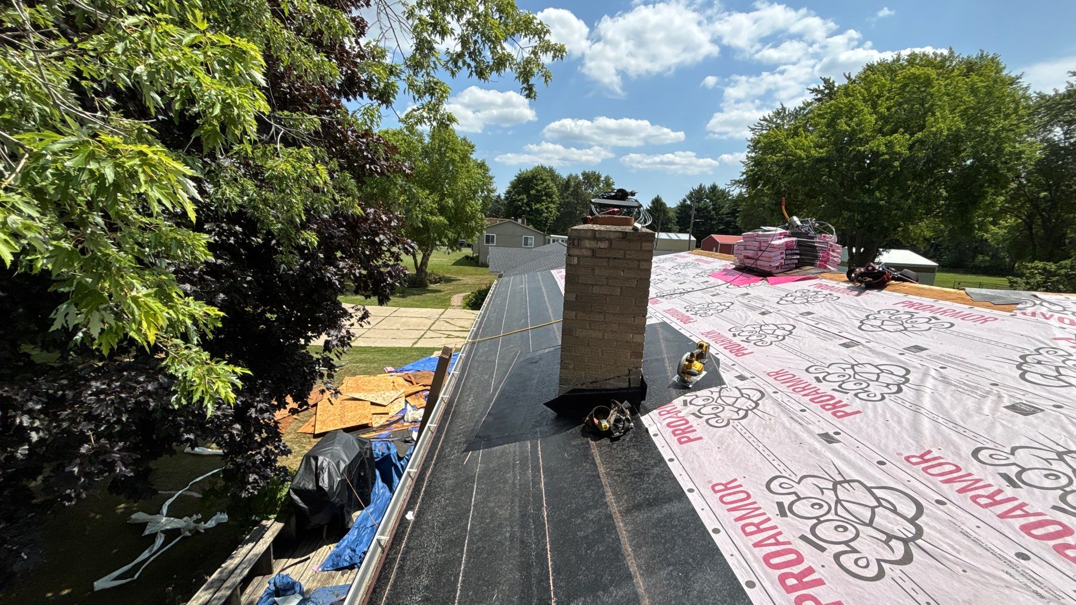Roof Replacement using Owens Corning Tru Definitions by 180 Contractors
