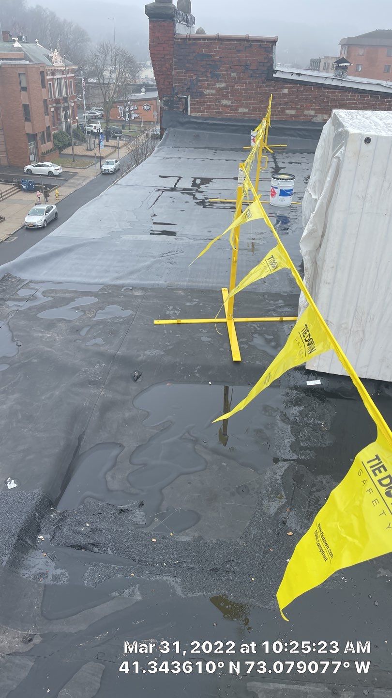 Commercial Roofing Installation using EPDM  by A Plus Exterior