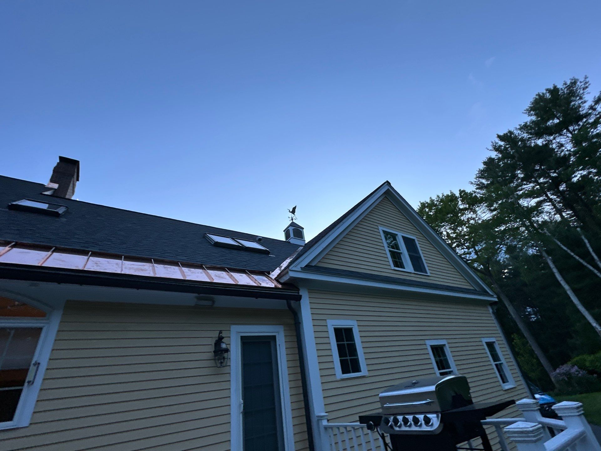 Roof Replacement with Owens Corning Shingles and Copper Flashing by Mighty Dog Roofing of Greater Middlesex County
