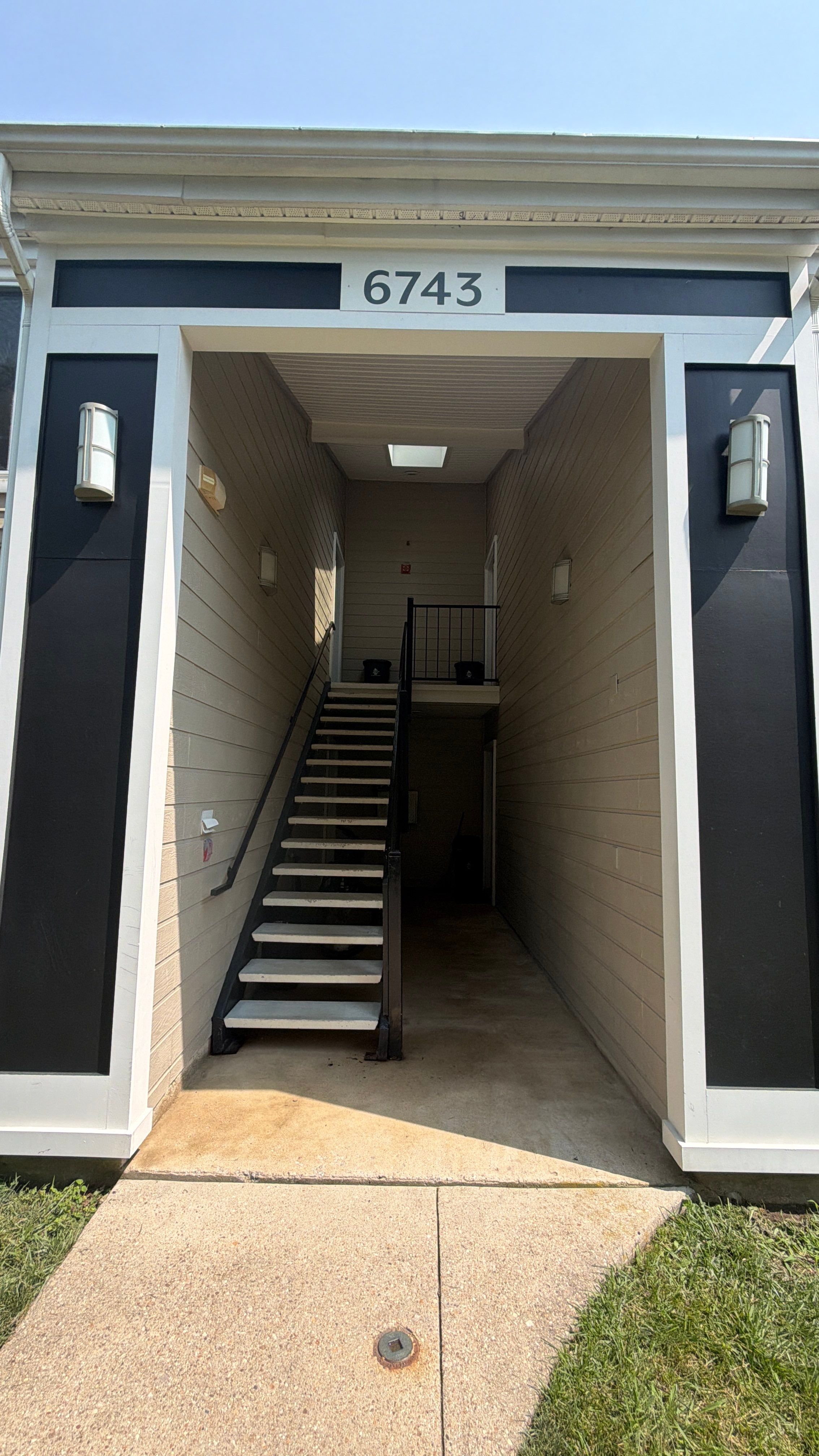 Multi-Family Building and Breezeway Washing in Elkridge, Maryland by Baltimore Pressure Washers Inc.