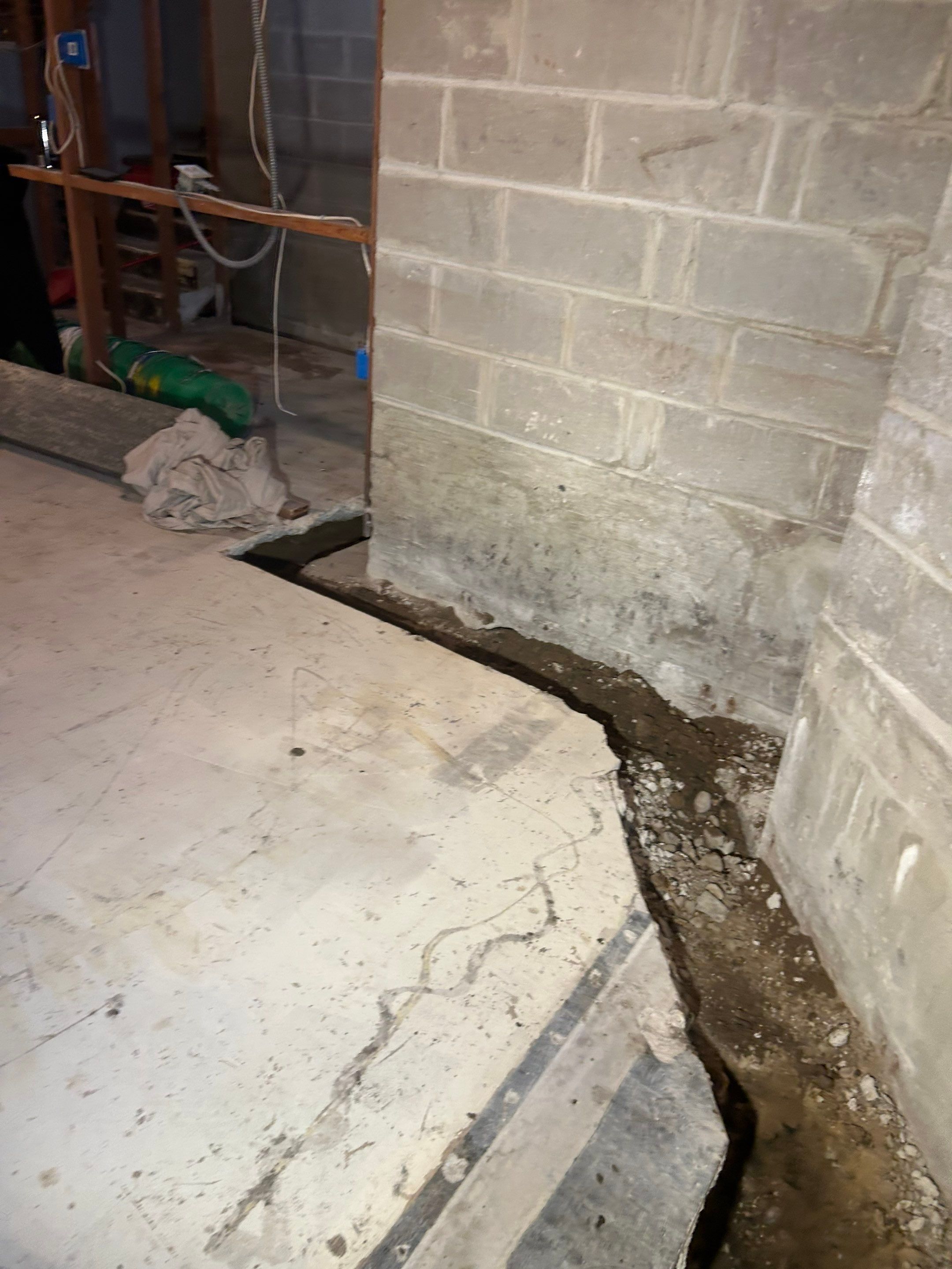 Drain tile for a General Contractor Partner by Waterproofing Northeast