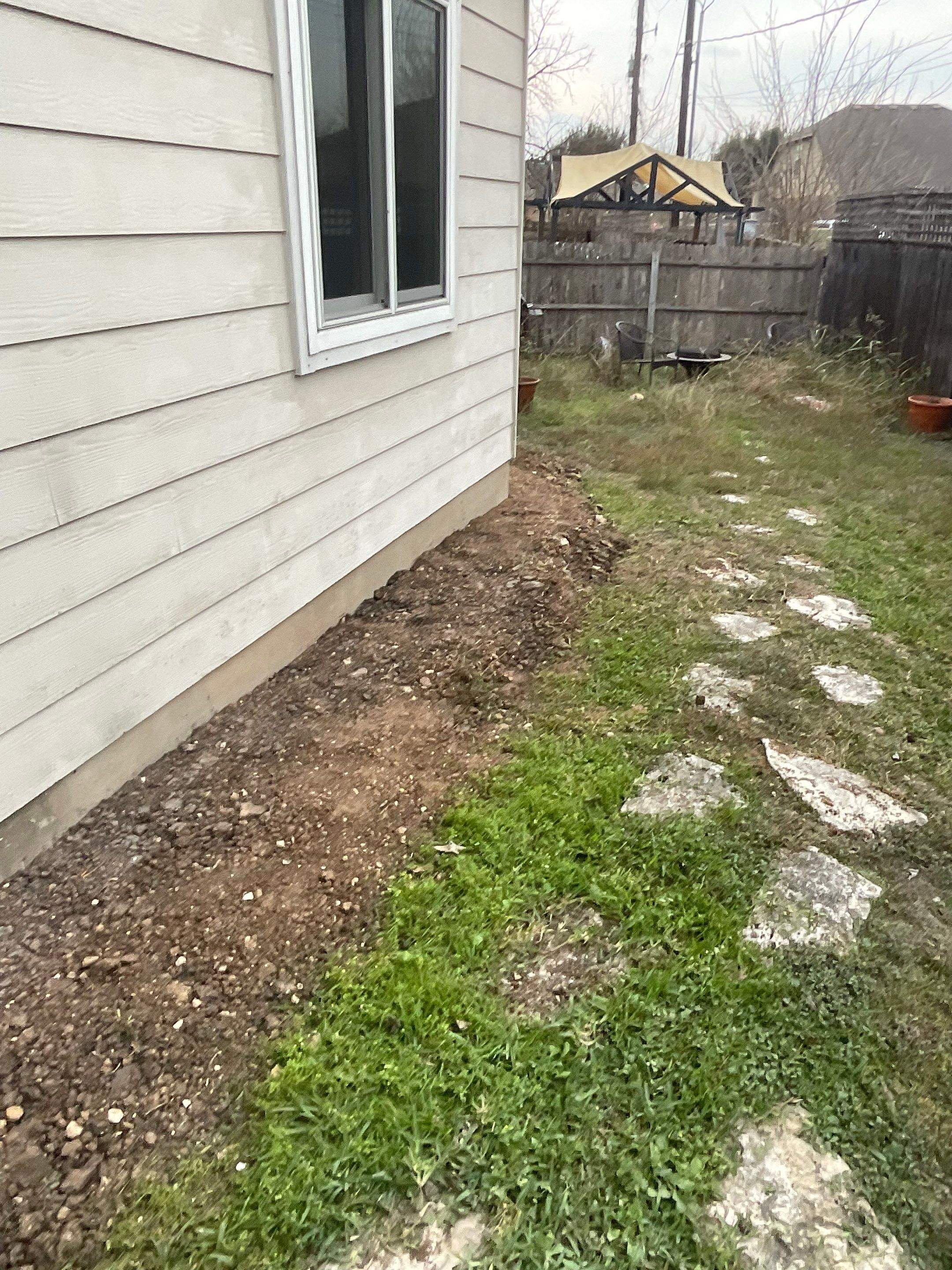 Horizontal Siding Replacement and Concrete Patio Installation in Lincoln by CompanyCam