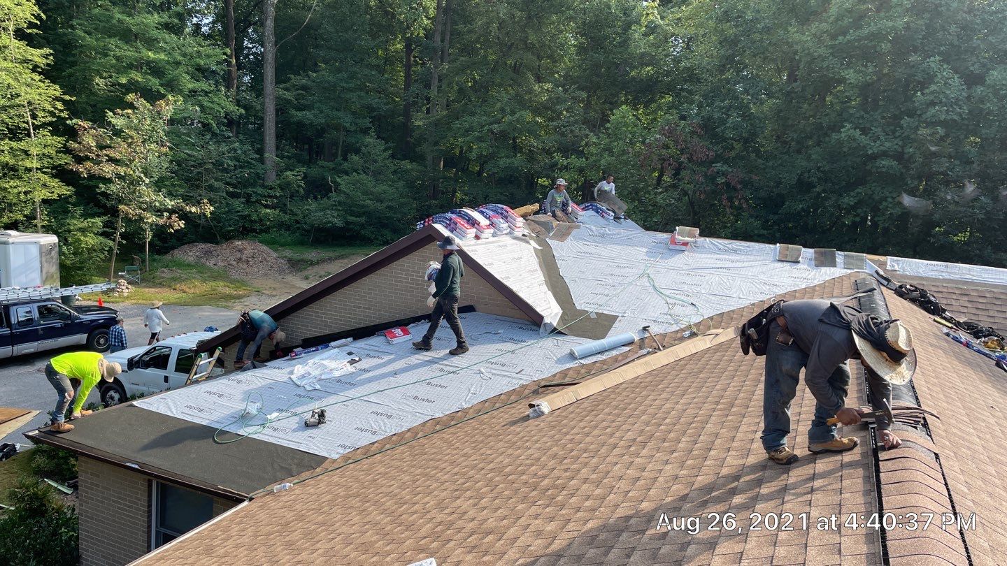 Roof Replacement using GAF Timberline HDZ by American Home Contractors
