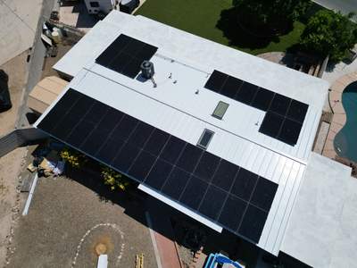Bright White Standing Seam