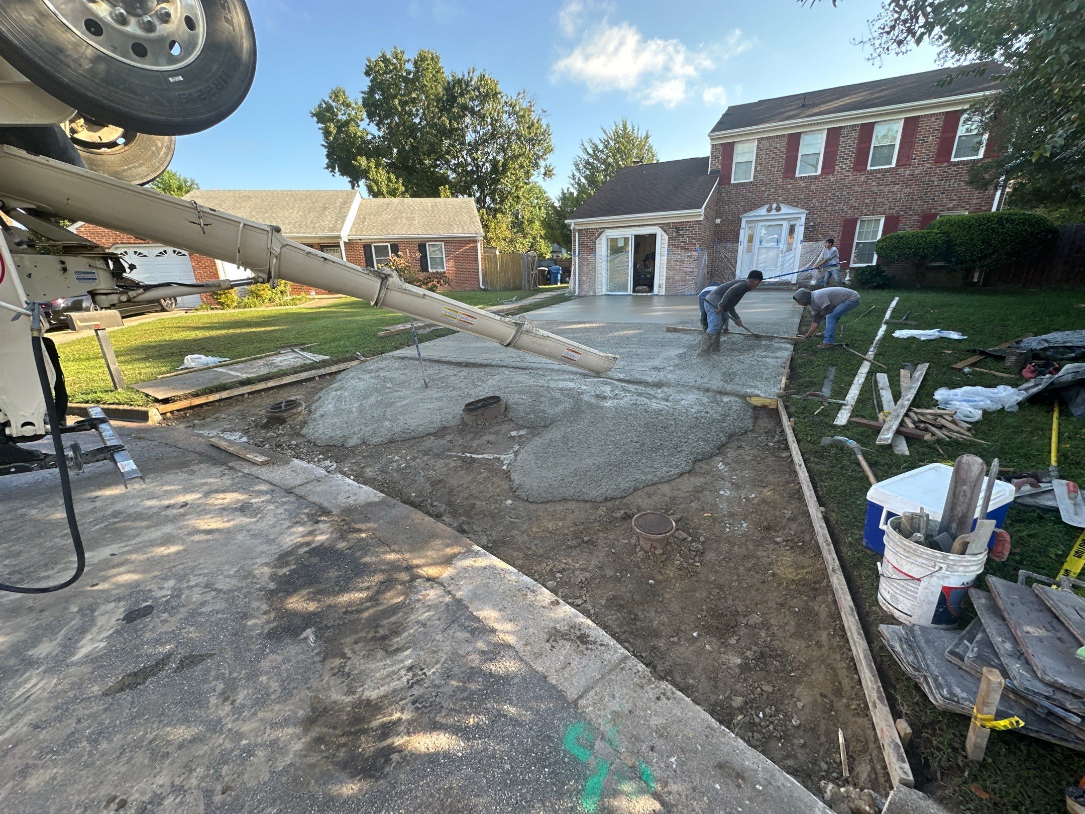 Project in Virginia Beach by Sam The Concrete Man Virginia Beach