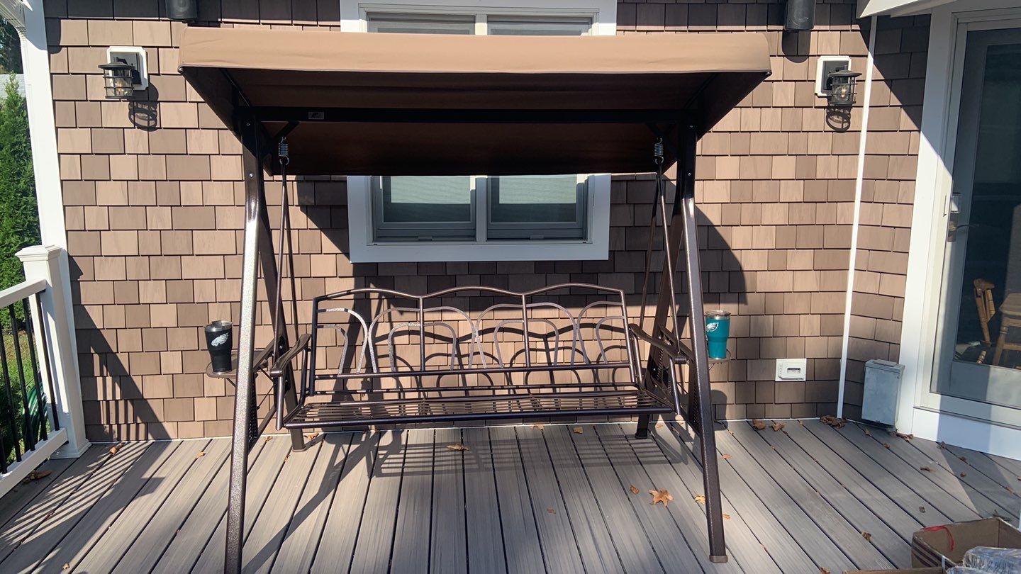 Porch Swing Assembly using Swing by A1 NERDY HOMES LLC