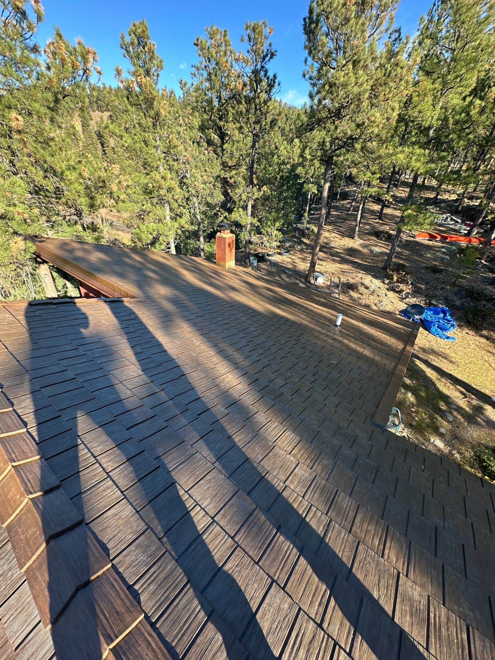 Brown Euroshield Beaumont Shake HP Roof Install by Weather-Tite Exteriors LLC